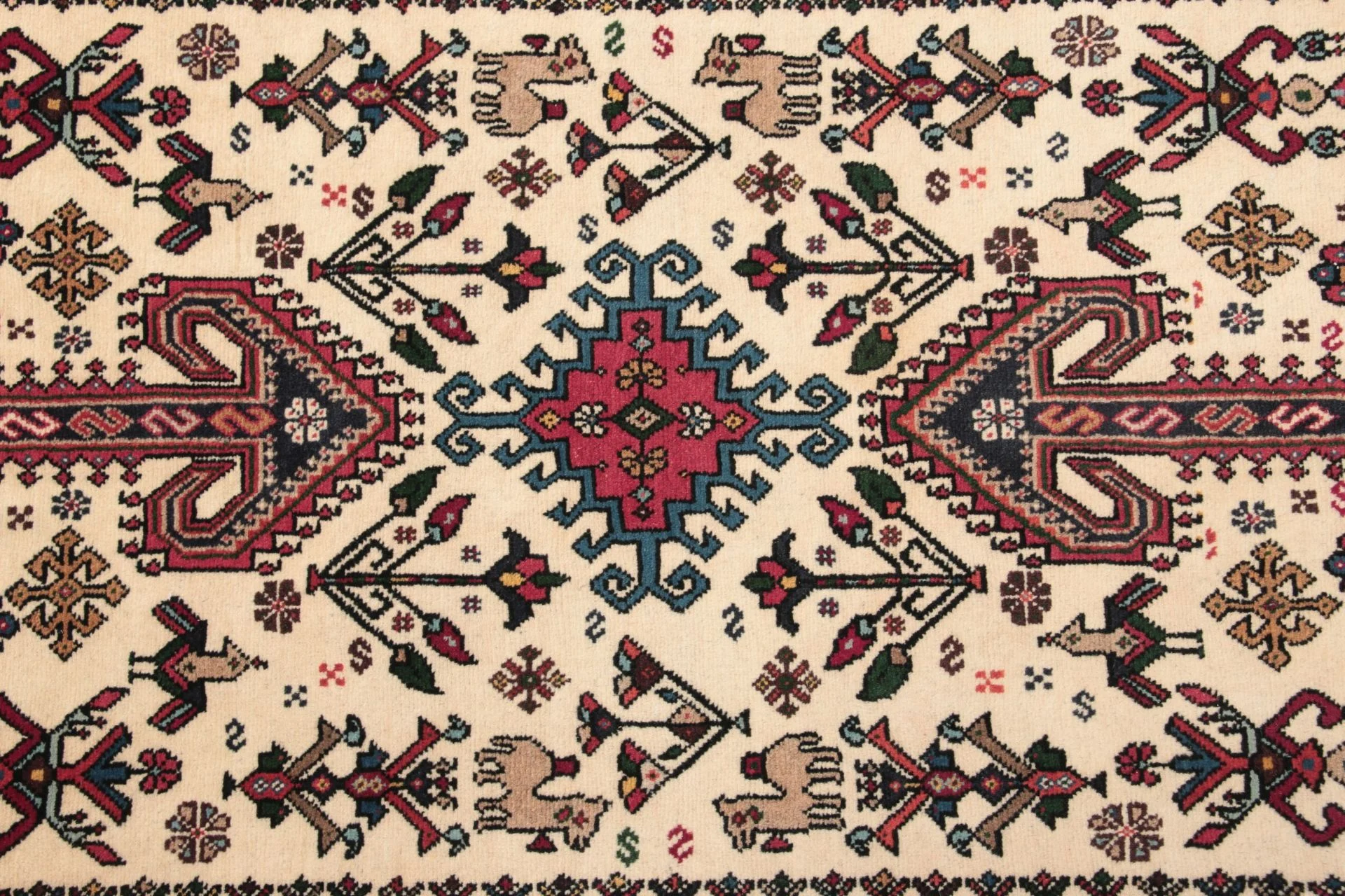 Persian Rug 80 × 392 cm, Wool, hand-knotted