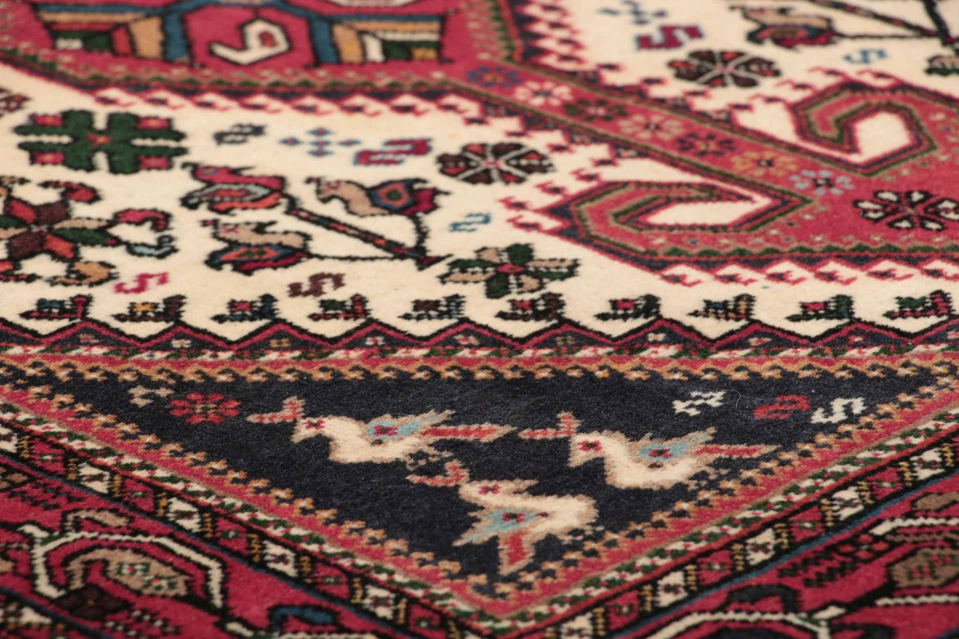 Persian Rug 80 × 392 cm, Wool, hand-knotted