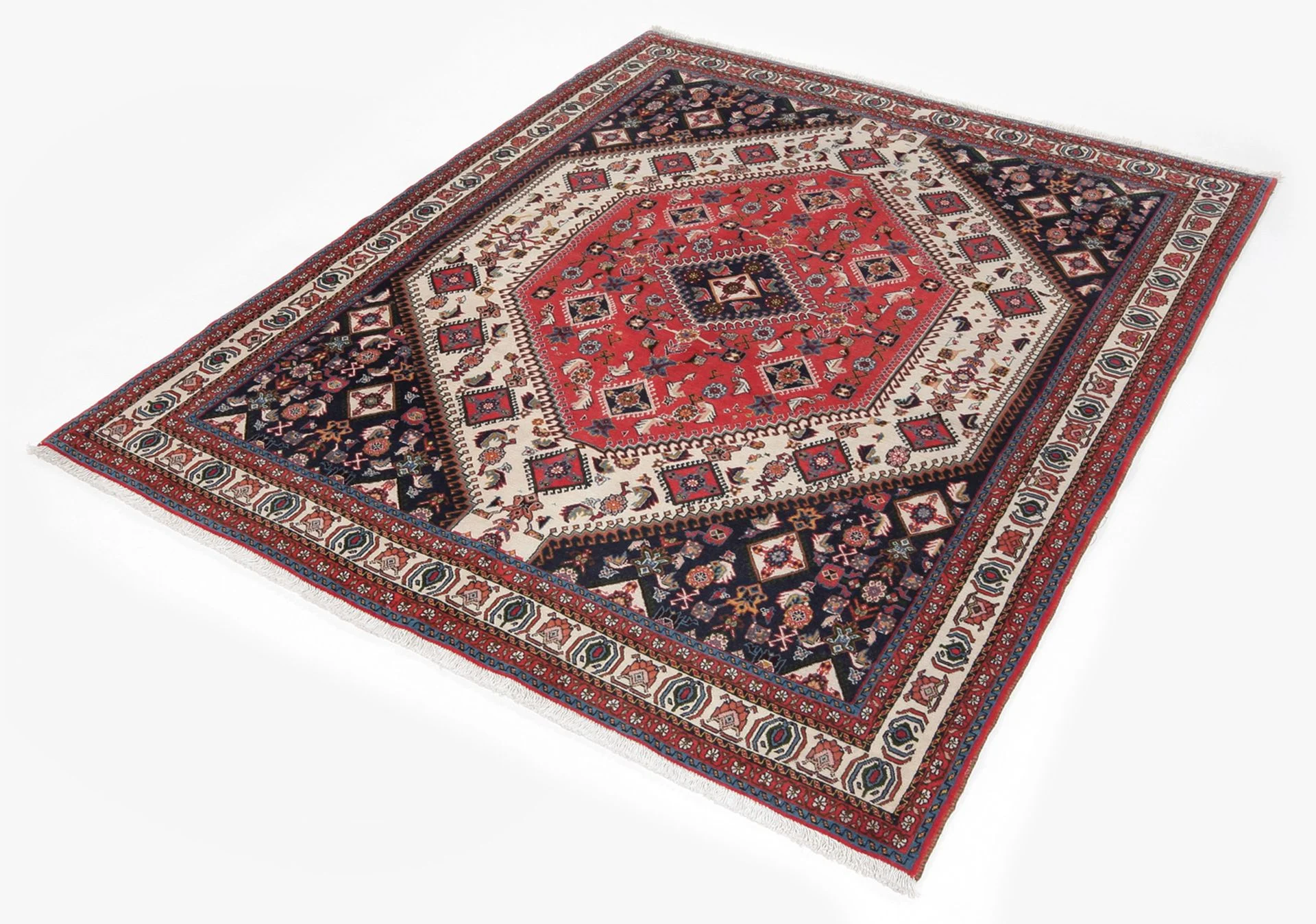 perserteppich-gashguli-159-x-200-cm-schurwolle-handgeknupft-neu-1 Hand-Knotted Wool Persian Rug, 159 × 200 cm