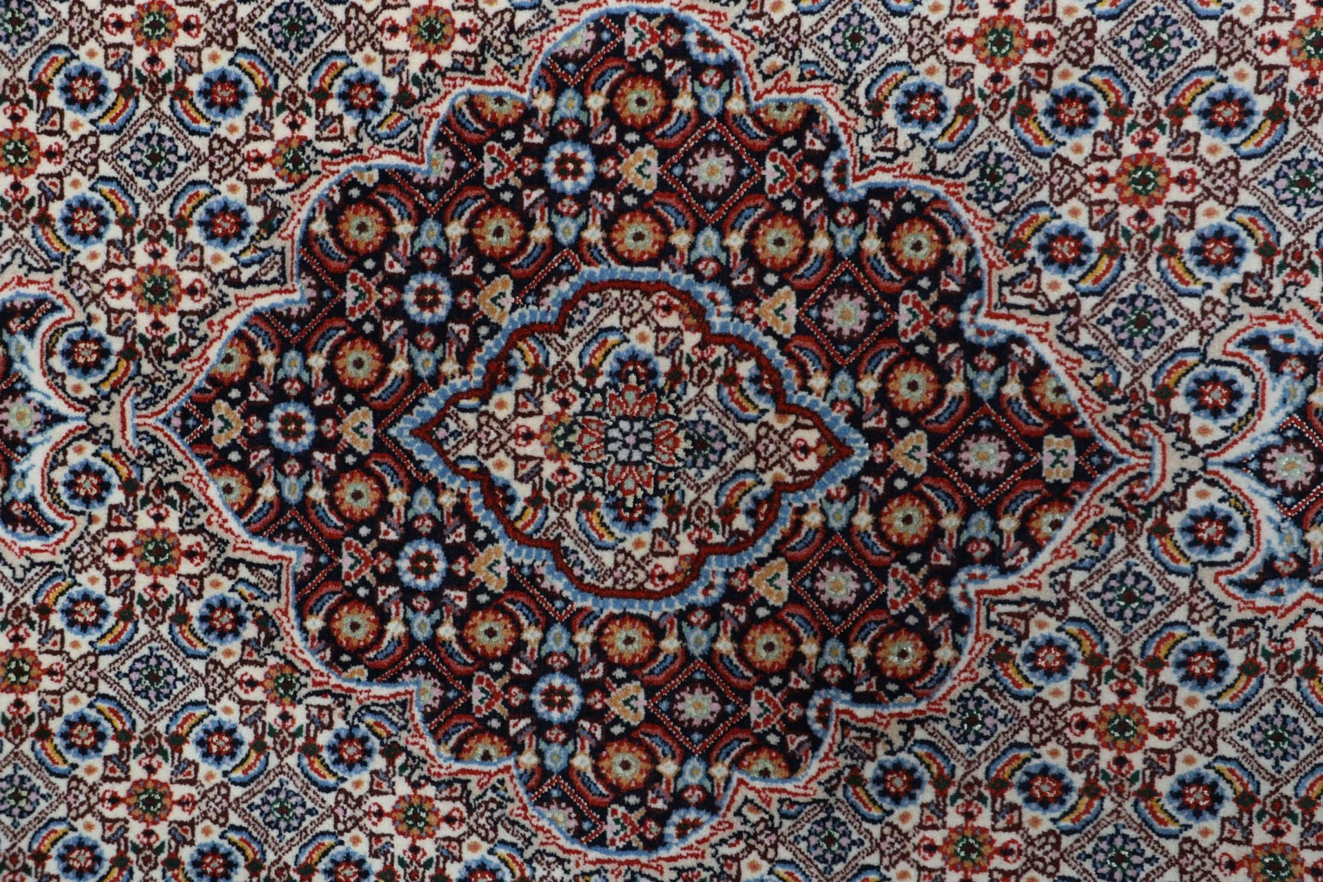 perserteppich-moud-192-x-205-cm-schurwolle-handgeknupft-floral-8 Moud Persian Rug 192 × 205 cm, Wool, hand-knotted
