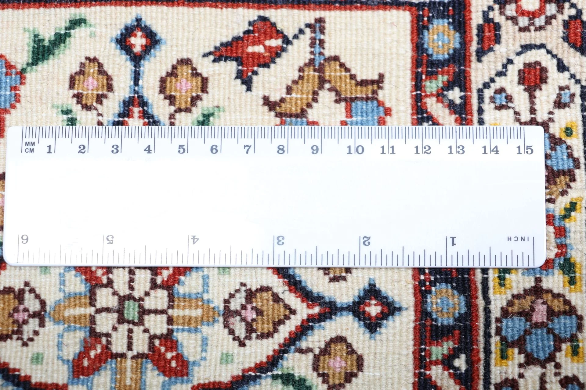 perserteppich-moud-192-x-205-cm-schurwolle-handgeknupft-floral-10 Moud Persian Rug 192 × 205 cm, Wool, hand-knotted