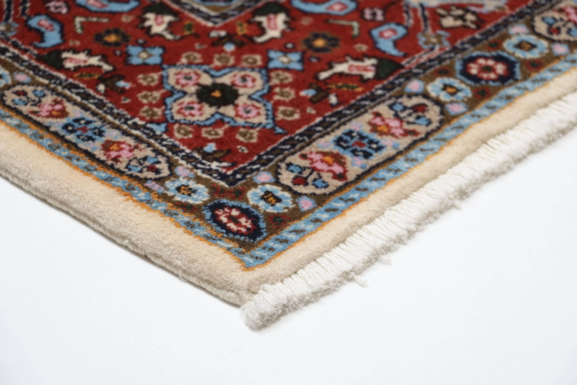 perserteppich-moud-165-x-240-cm-schurwolle-handgeknupft-floral-5 Hand-Knotted Wool Moud Persian Rug, 165 × 240 cm