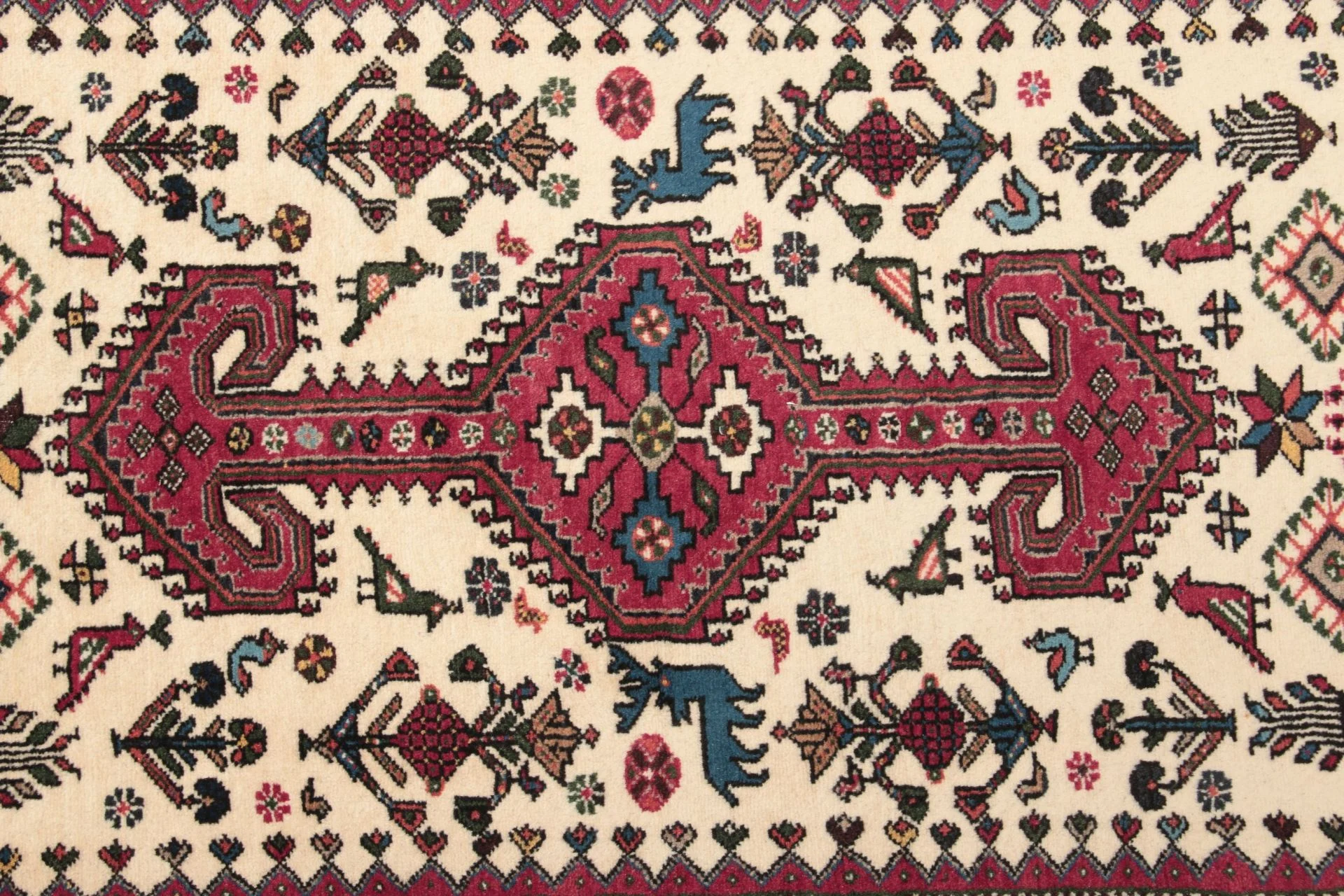 Persian Rug — hand-knotted, 85 × 390 cm, Wool