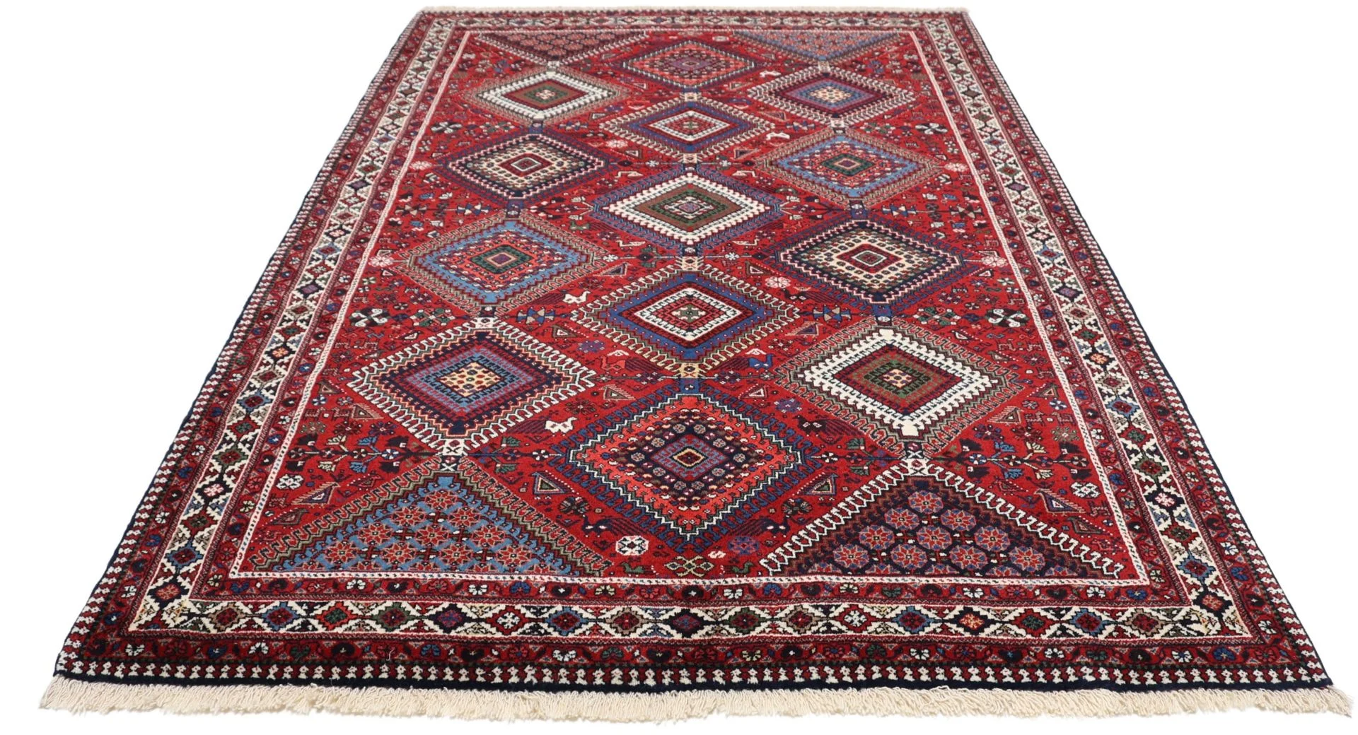perserteppich-yalameh-153-x-235-cm-schurwolle-handgeknupft-fein-1 Hand-Knotted Wool Persian Rug, 153 × 235 cm
