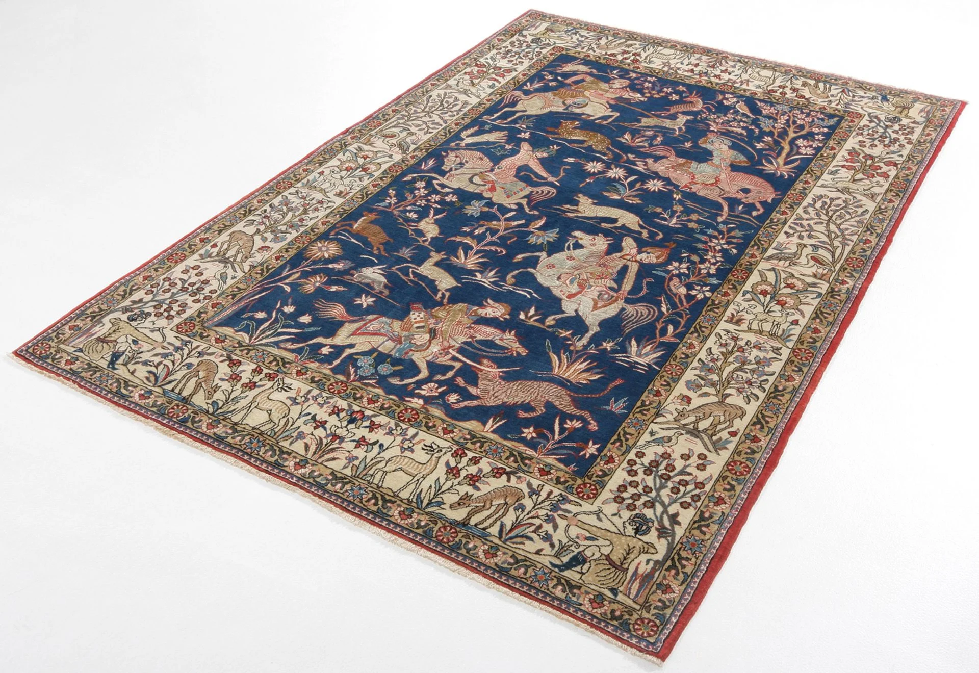 perserteppich-ghom-144-x-222-cm-schurwolle-handgeknupft-1 Hand-Knotted Wool Qom Persian Rug, 144 × 222 cm