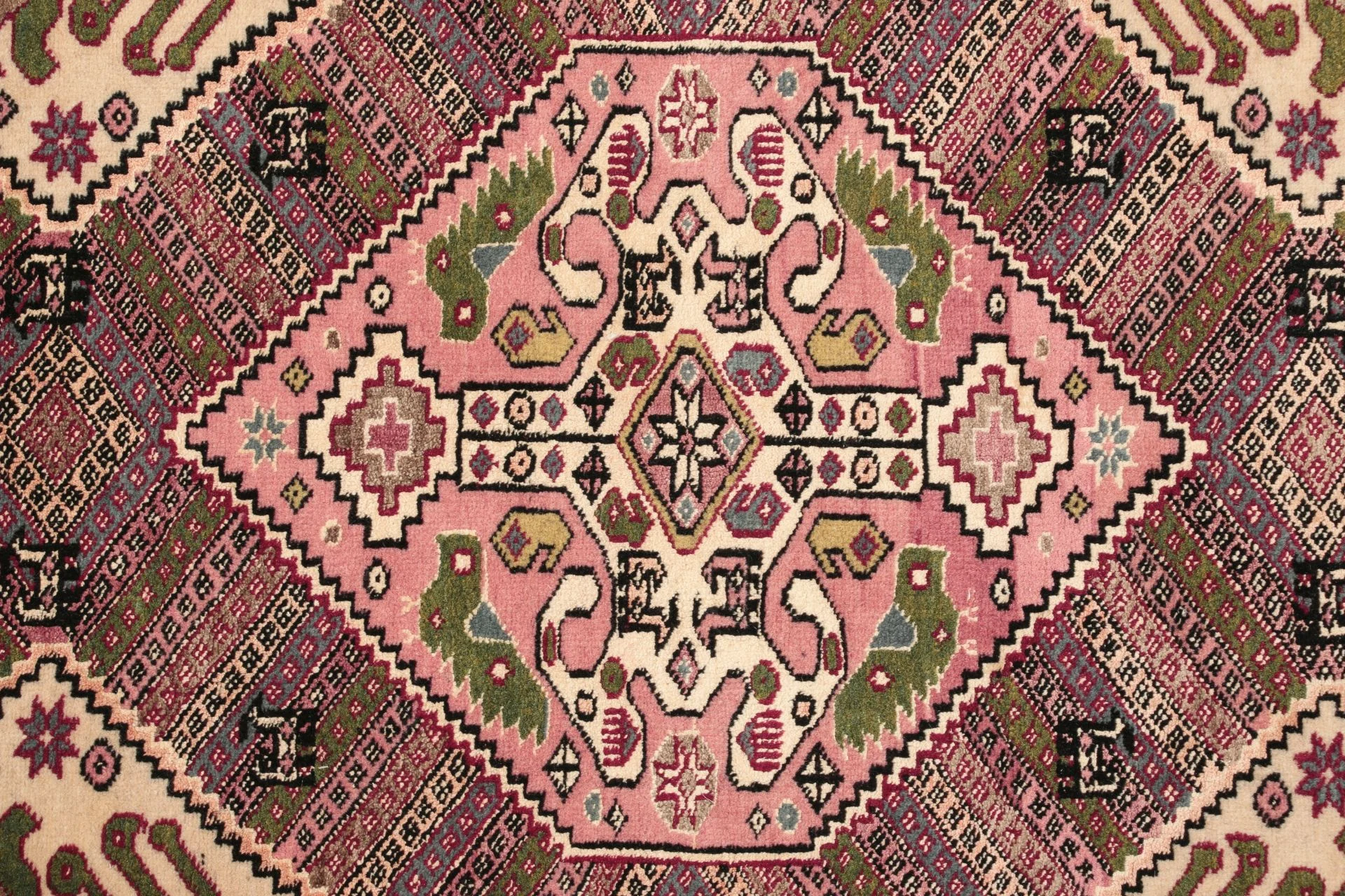 Hand-Knotted Wool Qashqai Persian Rug, 89 × 383 cm