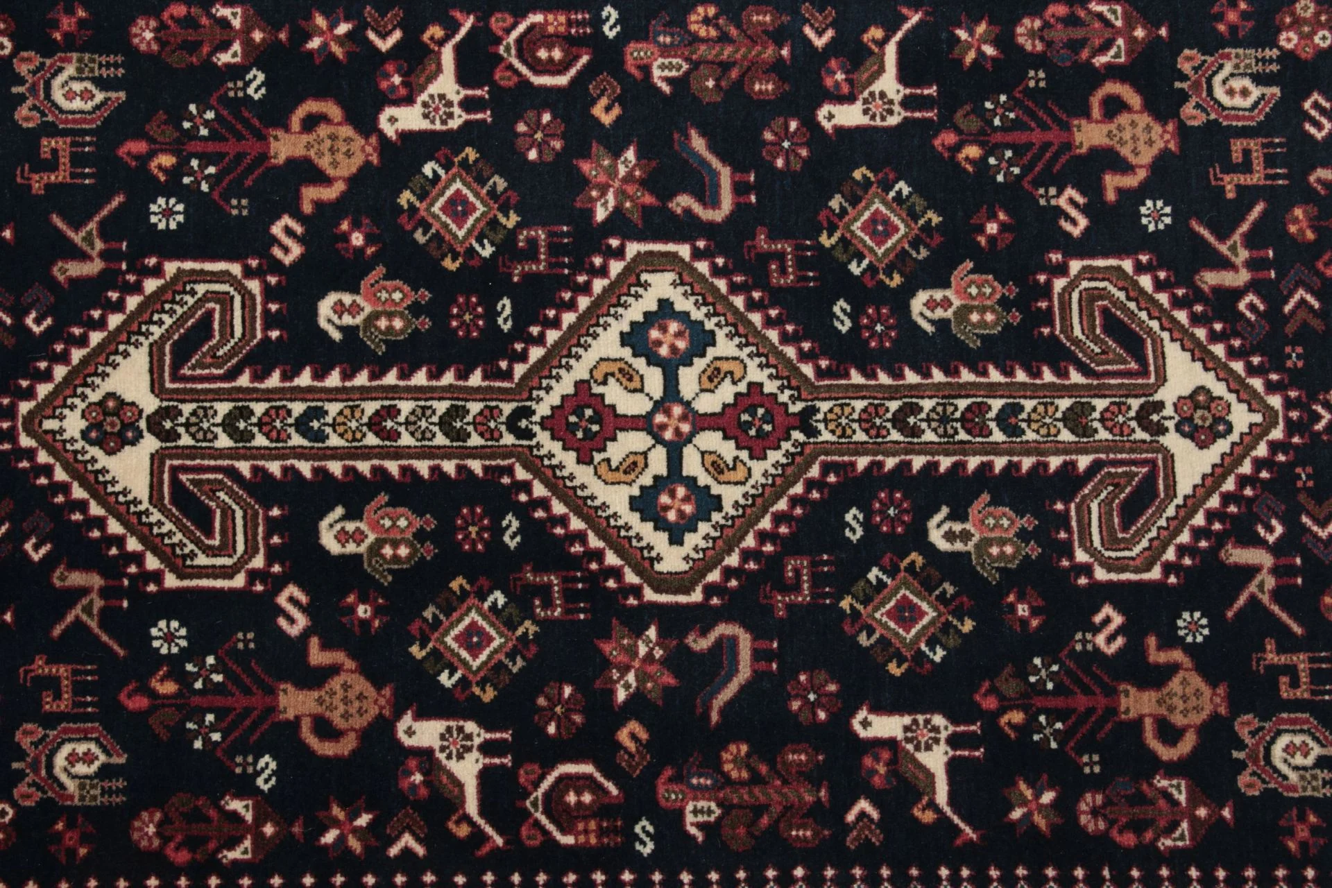 Hand-Knotted Wool Persian Rug, 81 × 393 cm