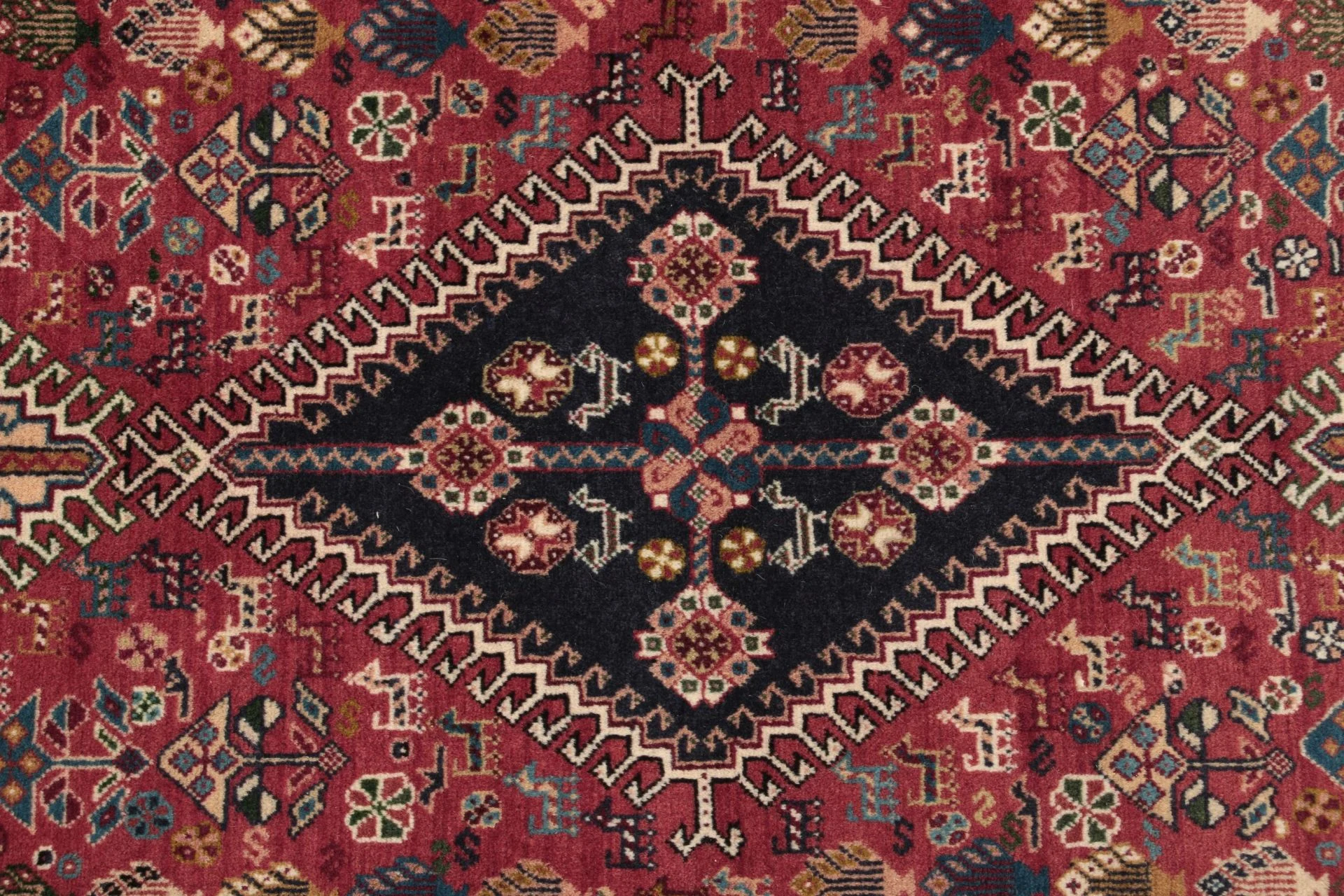 Qashqai Persian Rug — hand-knotted, 93 × 287 cm, Wool