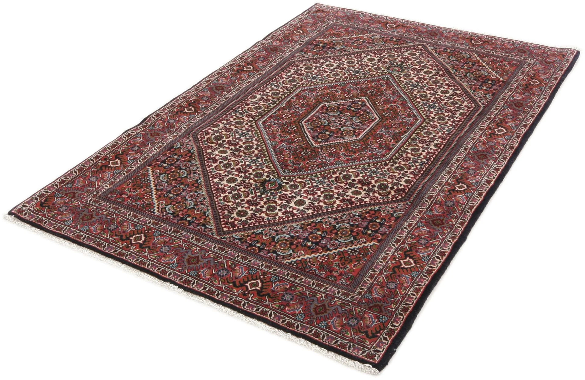 Bijar Persian Rug — hand-knotted, 118 × 182 cm, Wool