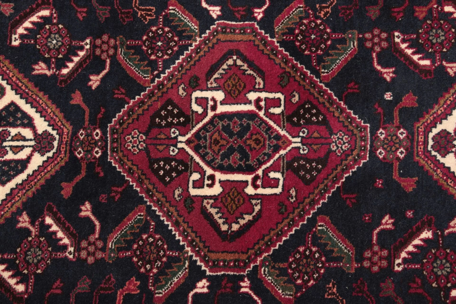Hand-Knotted Wool Qashqai Persian Rug, 80 × 250 cm