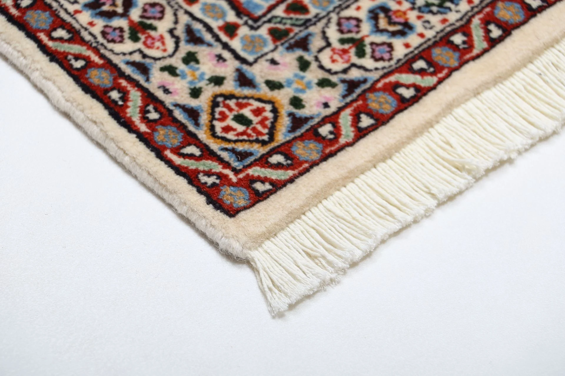 perserteppich-moud-192-x-205-cm-schurwolle-handgeknupft-floral-16 Hand-Knotted Wool Moud Persian Rug, 192 × 205 cm