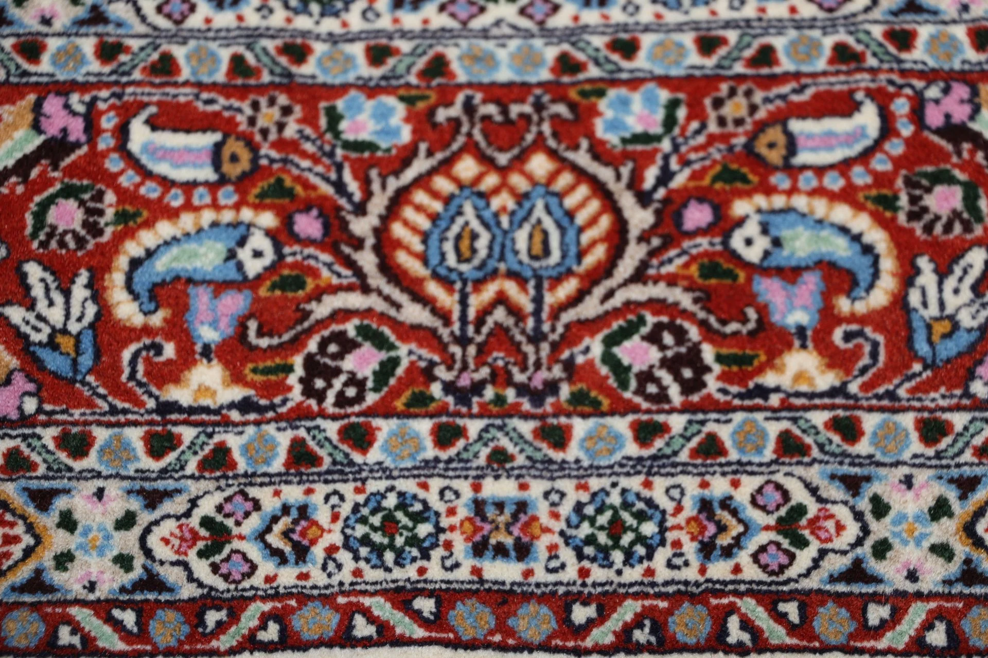 perserteppich-moud-192-x-205-cm-schurwolle-handgeknupft-floral-17 Hand-Knotted Wool Moud Persian Rug, 192 × 205 cm