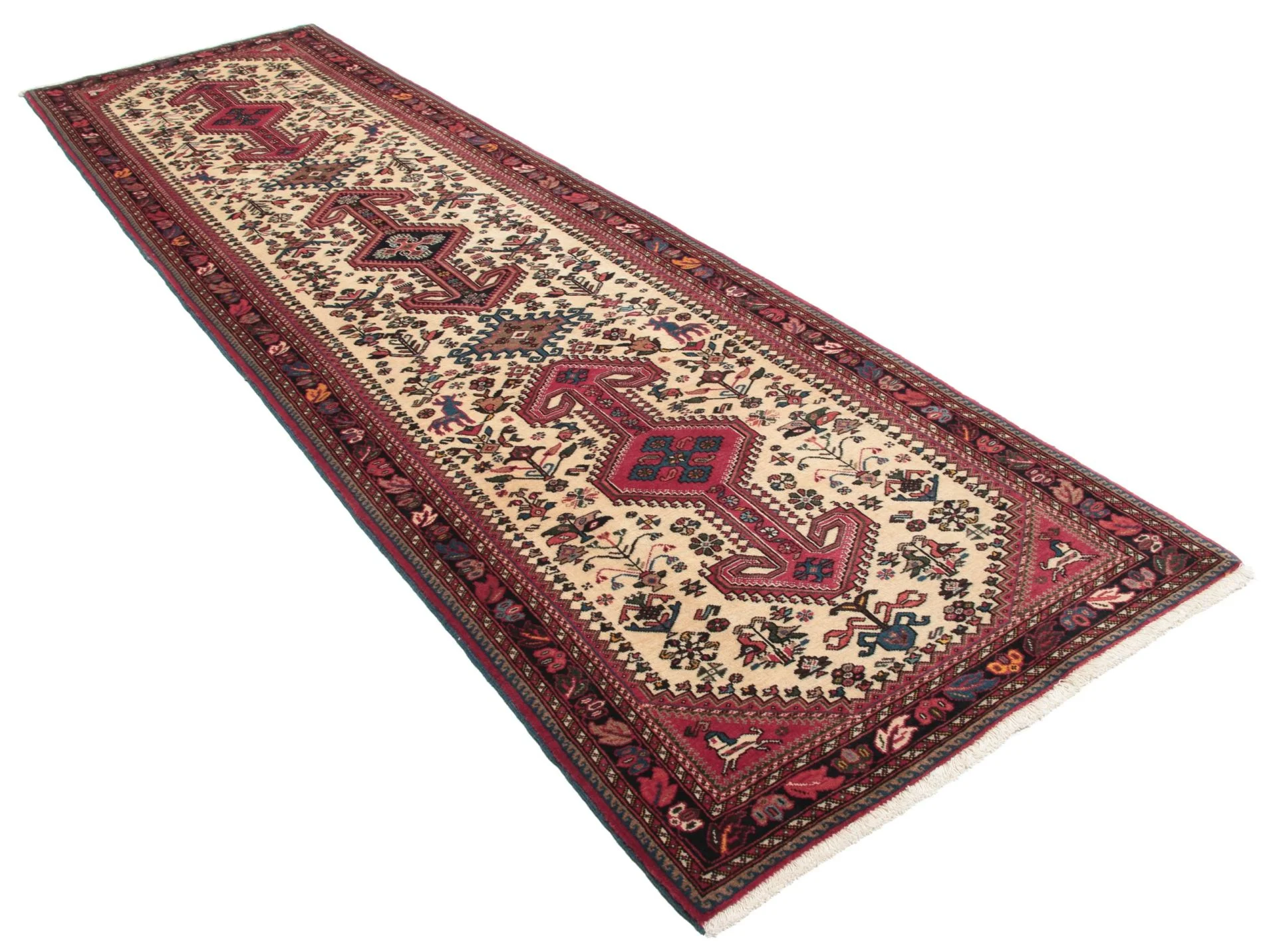 Persian Rug 83 × 312 cm, Wool, hand-knotted