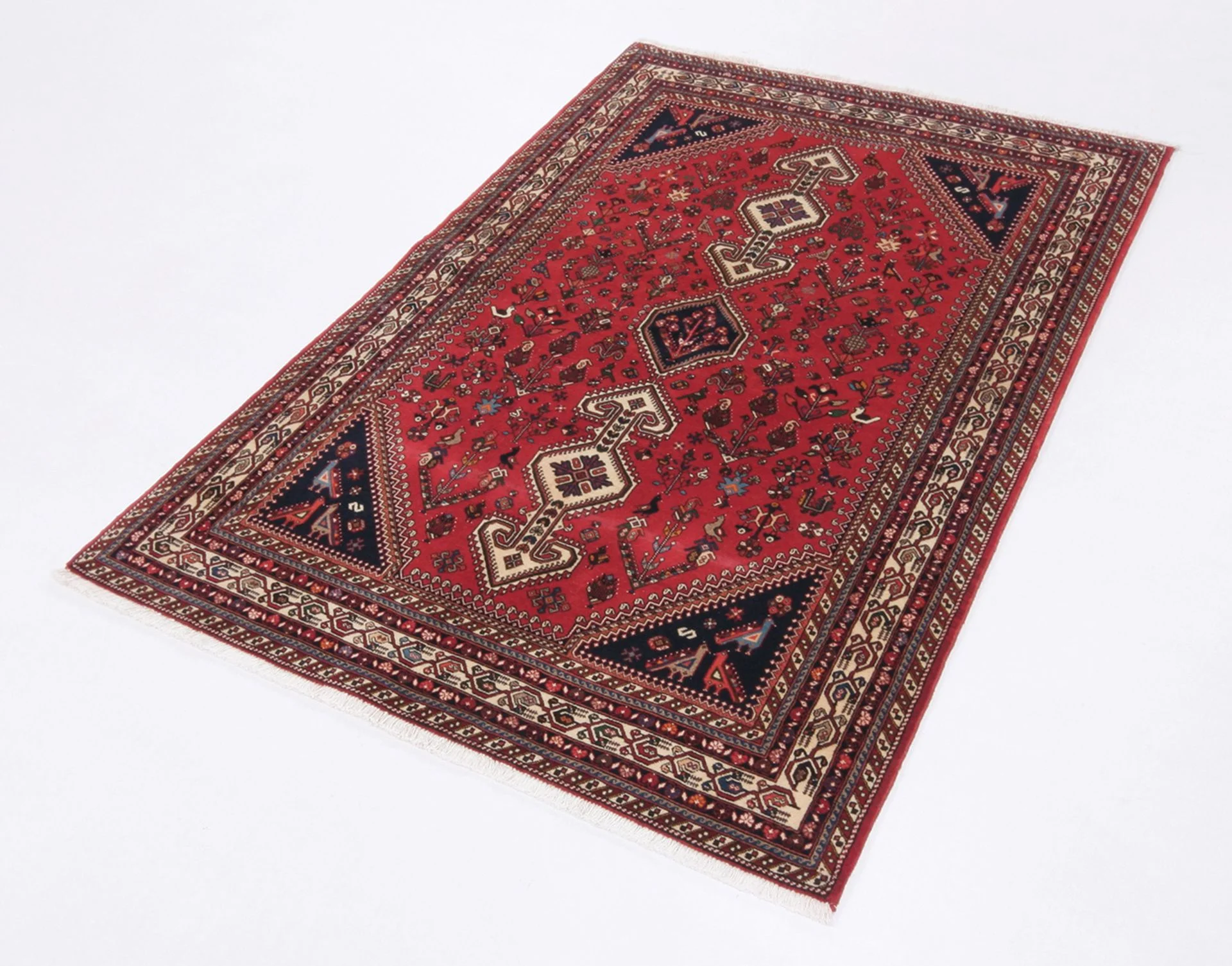 Persian Rug — hand-knotted, 140 × 216 cm, Wool