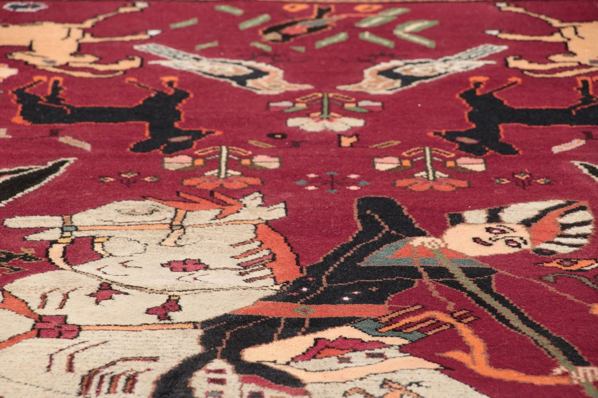 Qashqai Persian Rug — hand-knotted, 130 × 217 cm, Wool