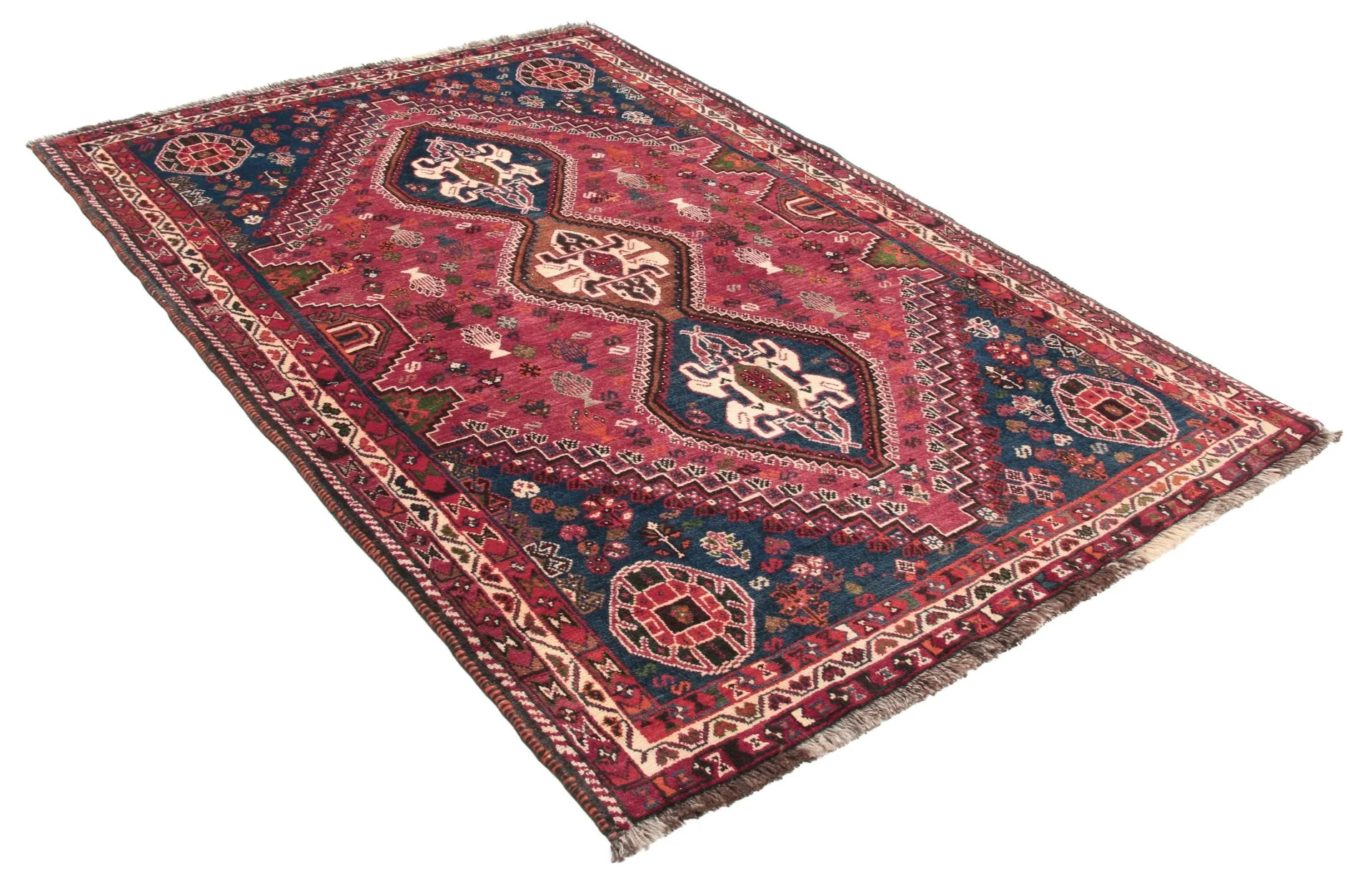Qashqai Persian Rug 125 × 186 cm, Wool, hand-knotted