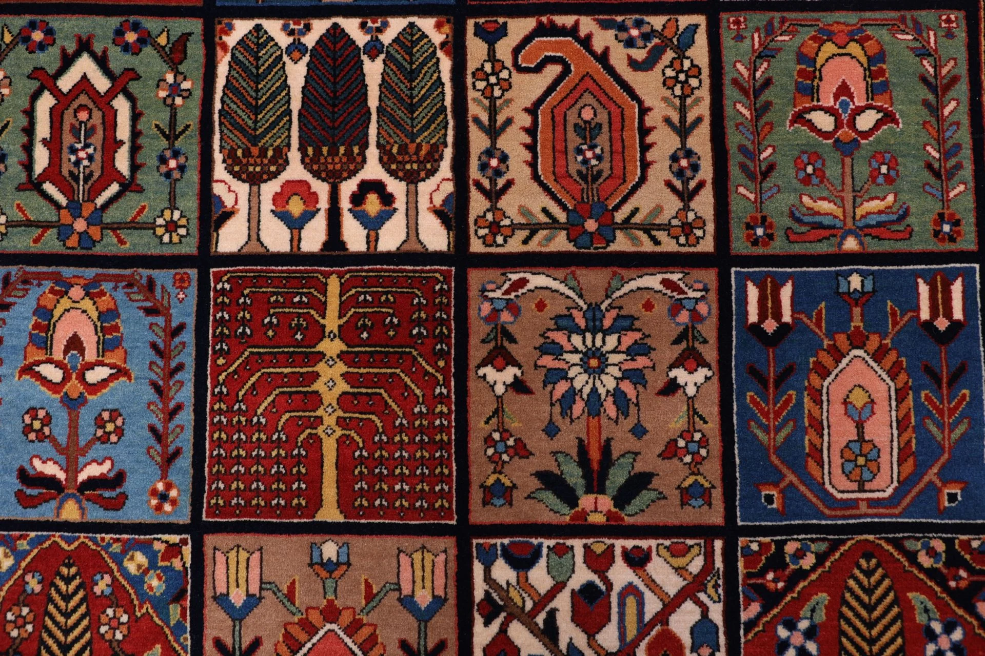 Bakhtiari Persian Rug — hand-knotted, 153 × 248 cm, Wool