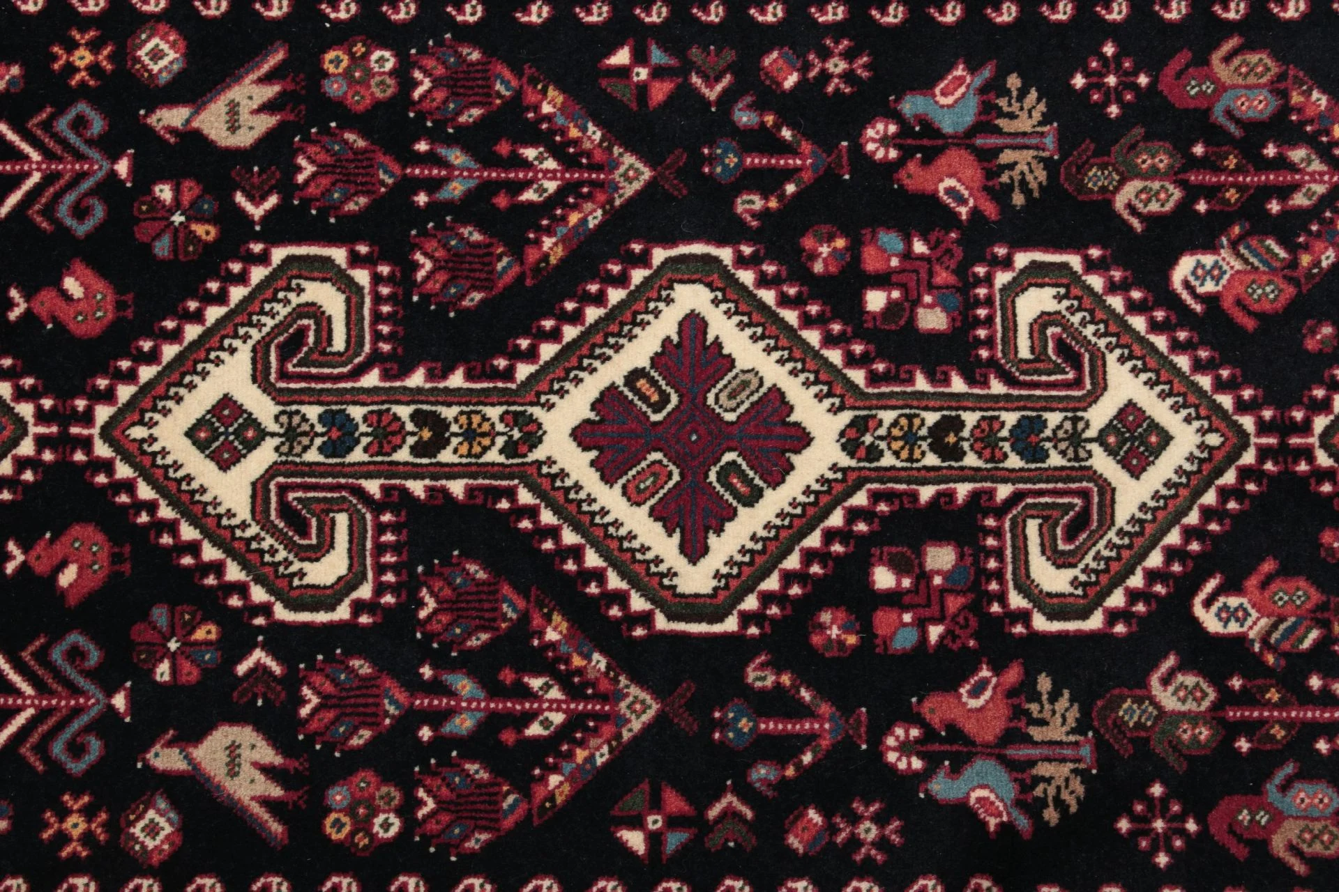 Hand-Knotted Wool Persian Rug, 80 × 400 cm