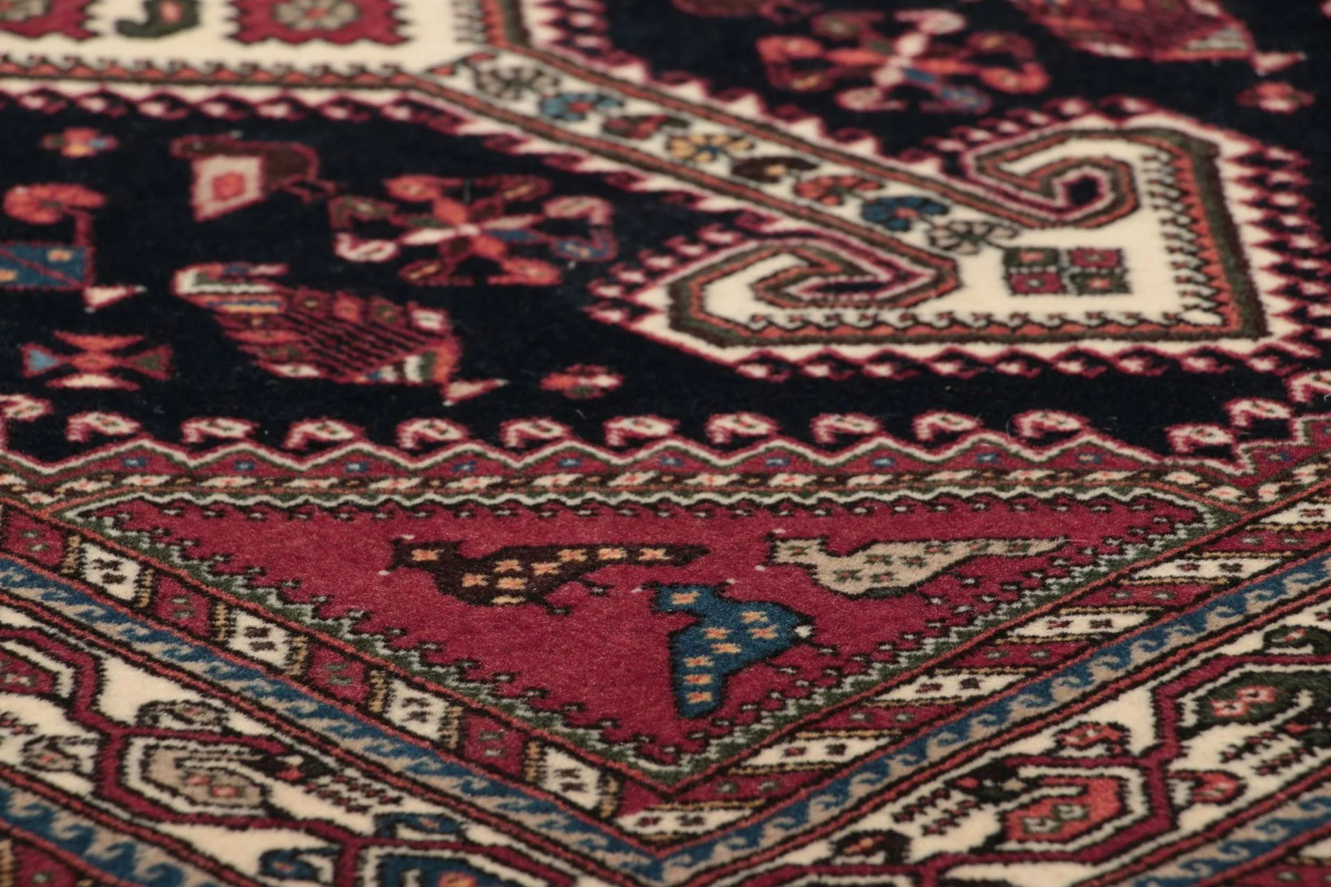 Hand-Knotted Wool Persian Rug, 80 × 400 cm