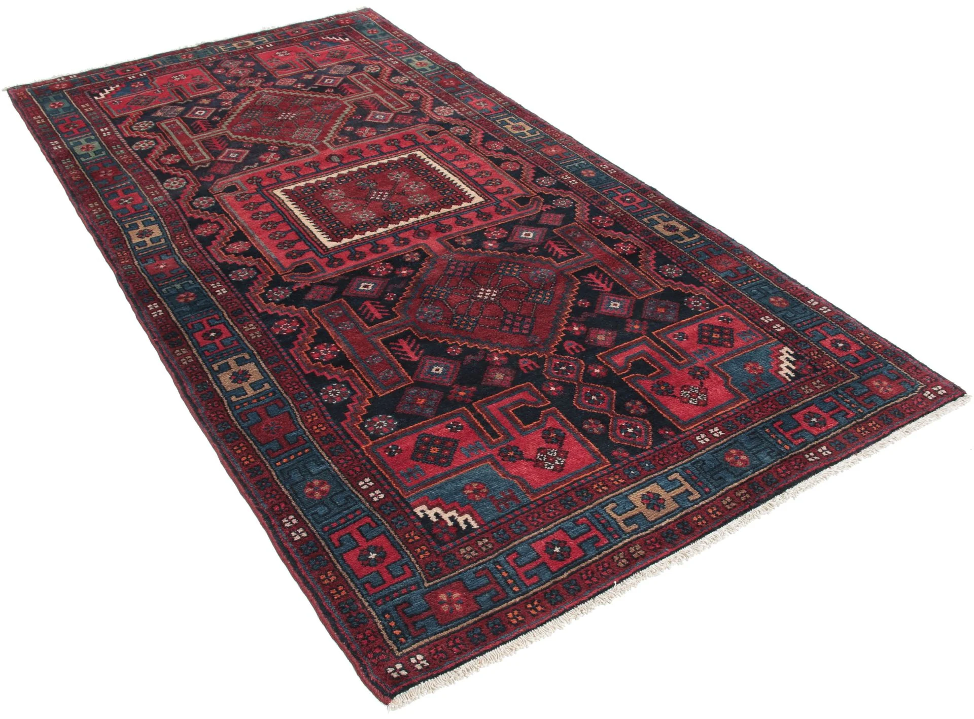 Bijar Persian Rug — hand-knotted, 132 × 265 cm, Wool