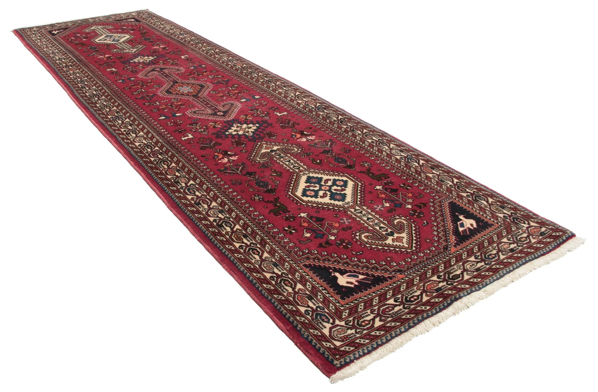 Persian Rug 85 × 300 cm, Wool, hand-knotted