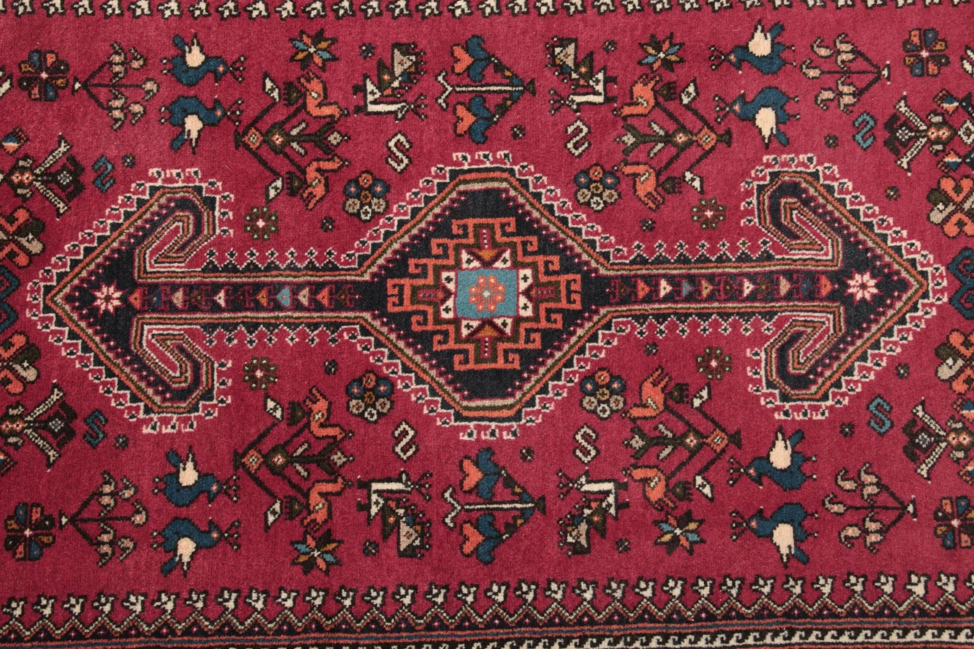 Persian Rug 85 × 300 cm, Wool, hand-knotted