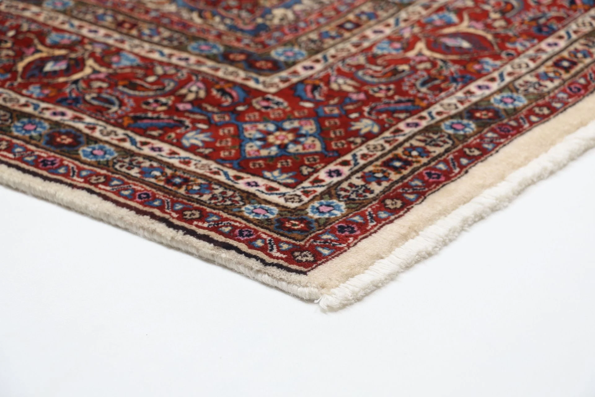 Moud Persian Rug — hand-knotted, 165 × 222 cm, Wool