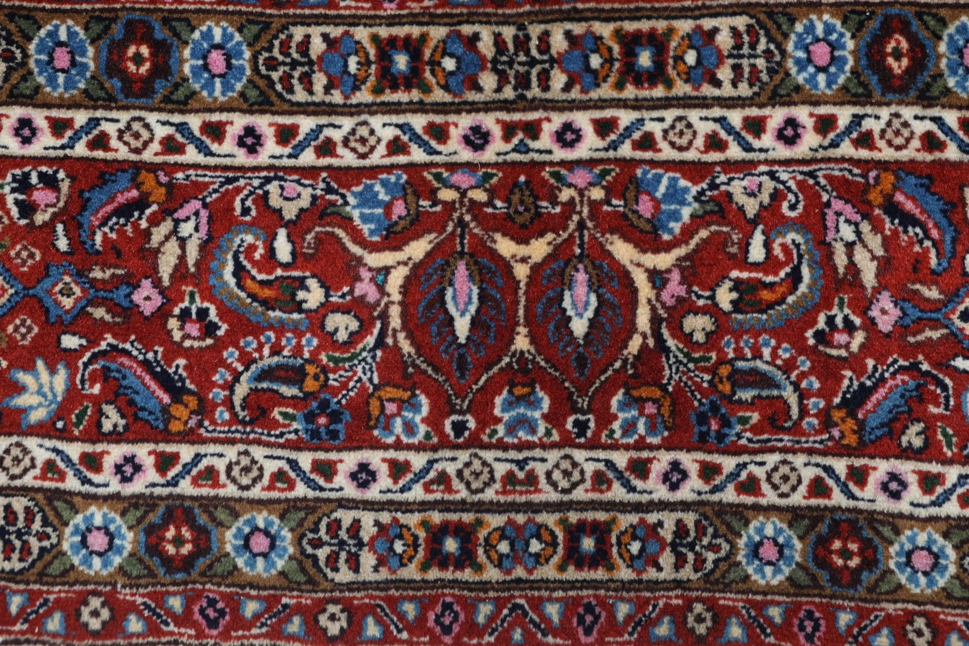 Moud Persian Rug — hand-knotted, 165 × 222 cm, Wool