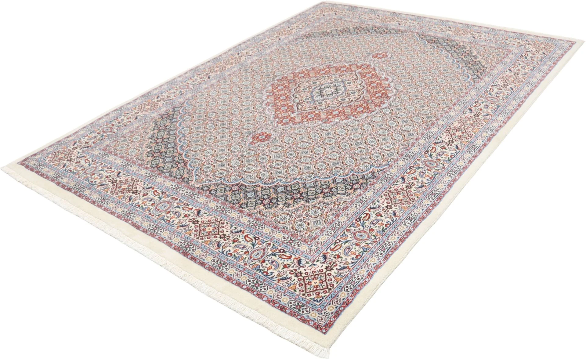 Moud Persian Rug 165 × 235 cm, Wool, hand-knotted
