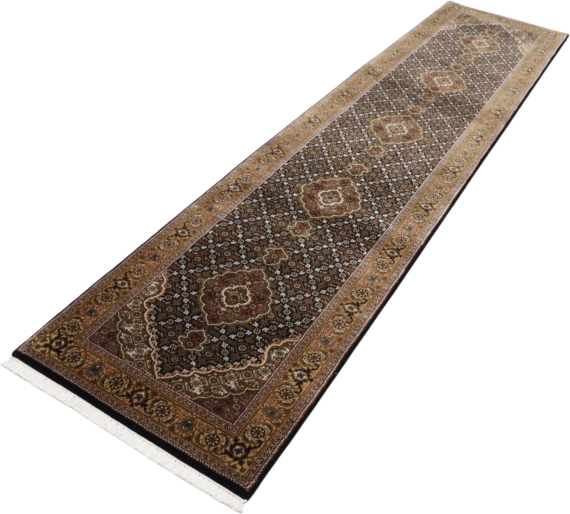 Indian Rug 81 × 353 cm, Wool, hand-knotted