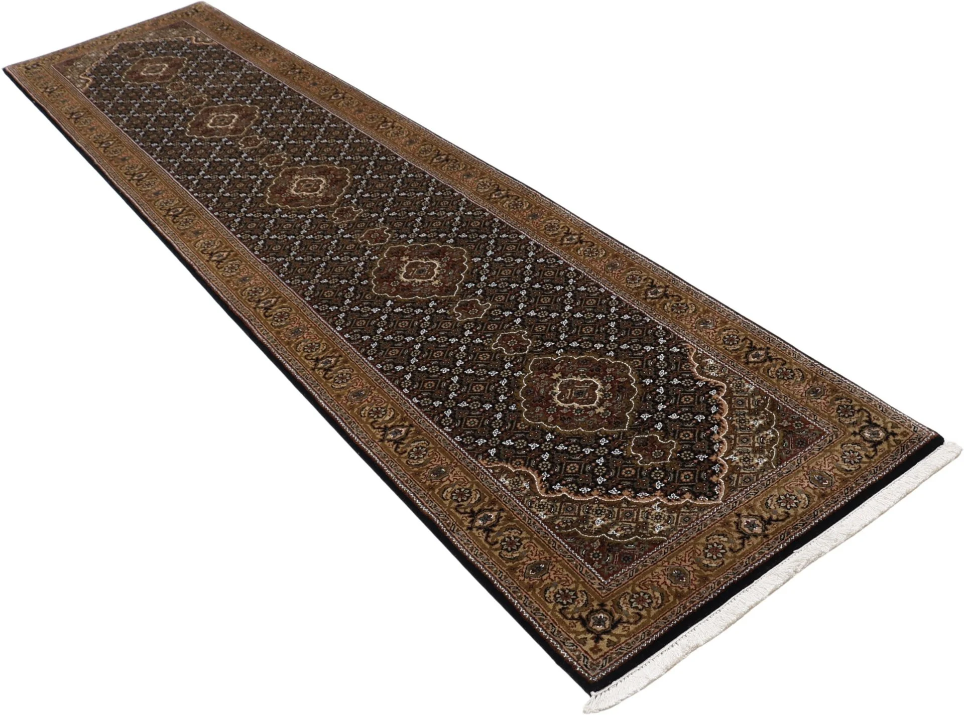 Indian Rug 81 × 353 cm, Wool, hand-knotted