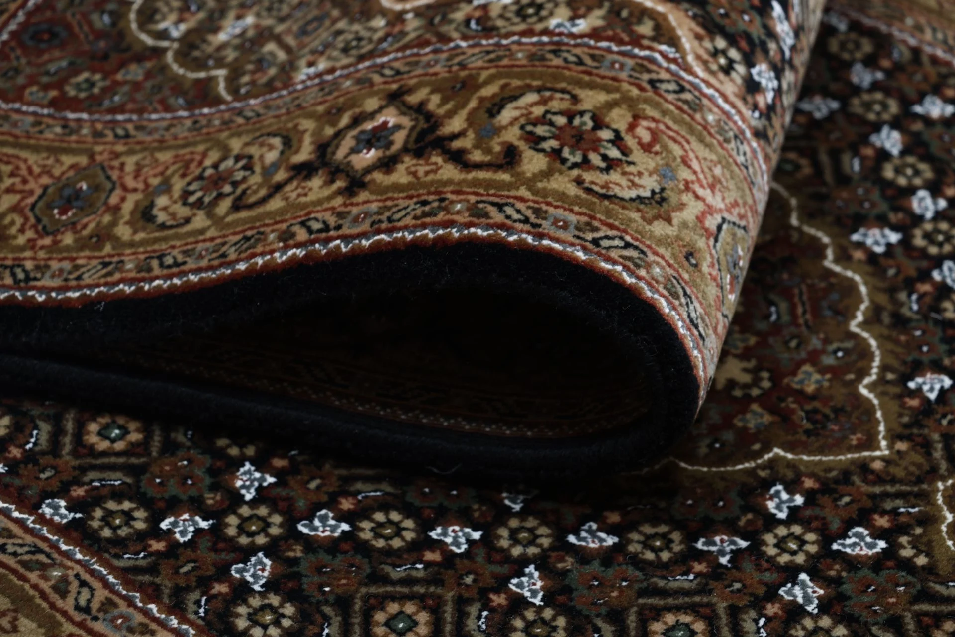 Indian Rug 81 × 353 cm, Wool, hand-knotted