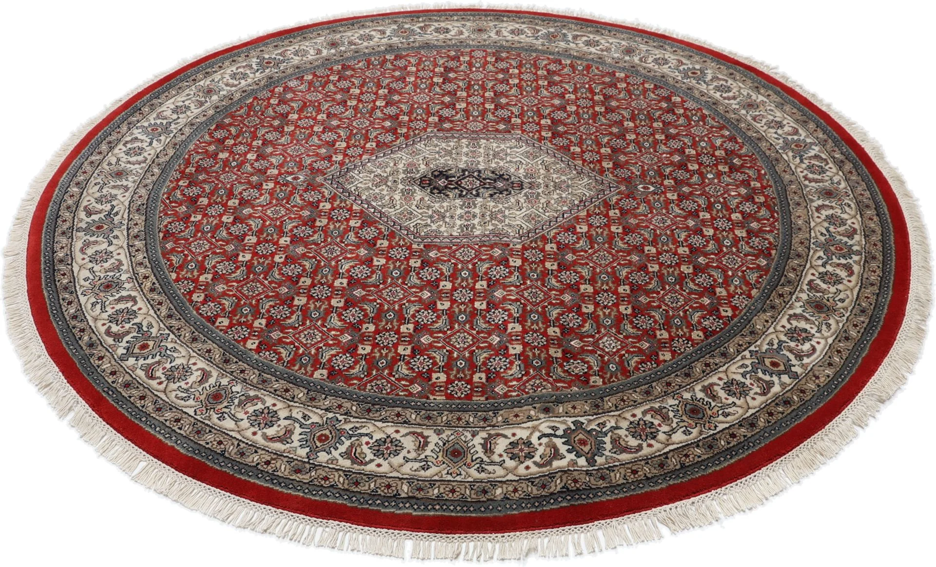 Bijar Indian Rug 198 × 198 cm, Wool, hand-knotted
