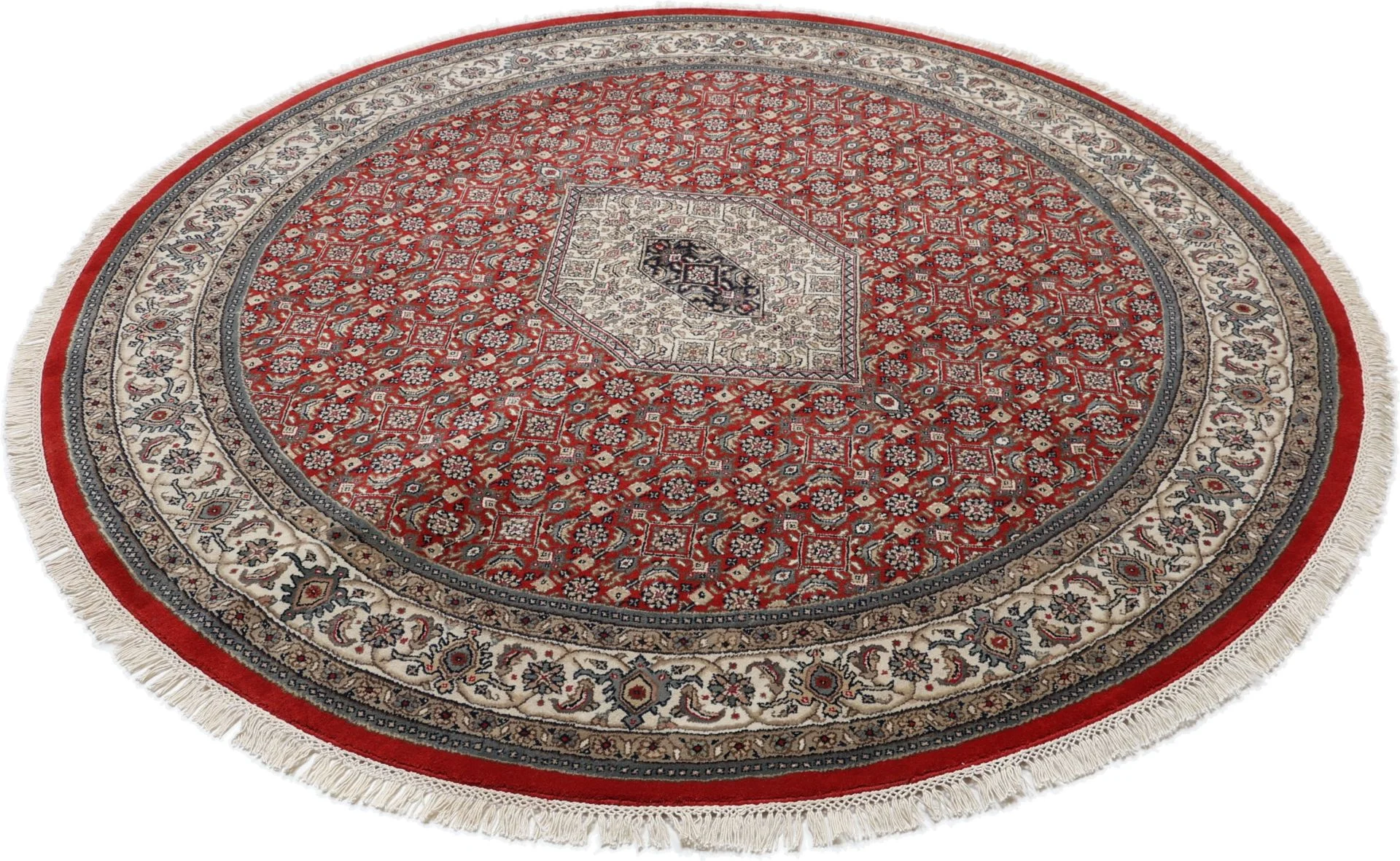Bijar Indian Rug 198 × 198 cm, Wool, hand-knotted