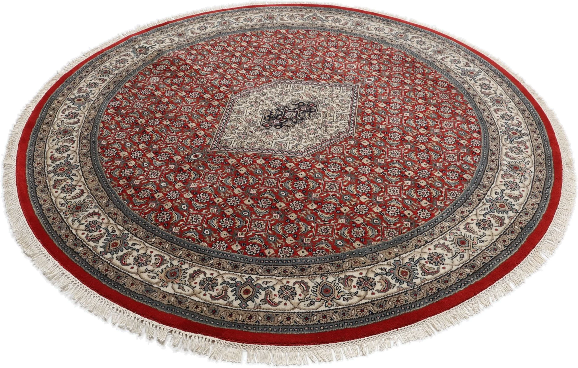 Bijar Indian Rug 198 × 198 cm, Wool, hand-knotted