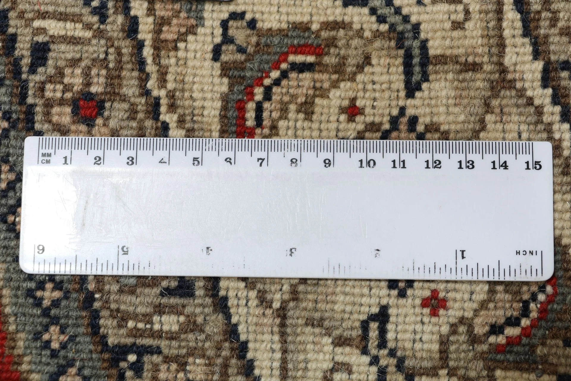 Bijar Indian Rug 198 × 198 cm, Wool, hand-knotted