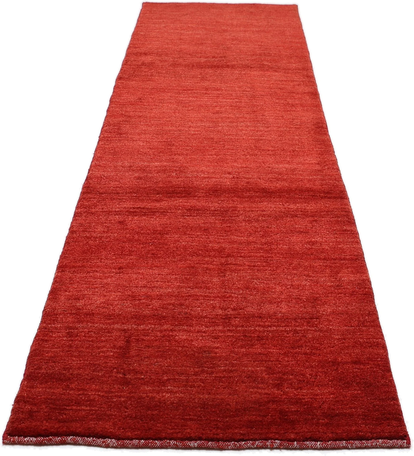 Hand-Knotted Wool Gabbeh Persian Rug, 81 × 287 cm
