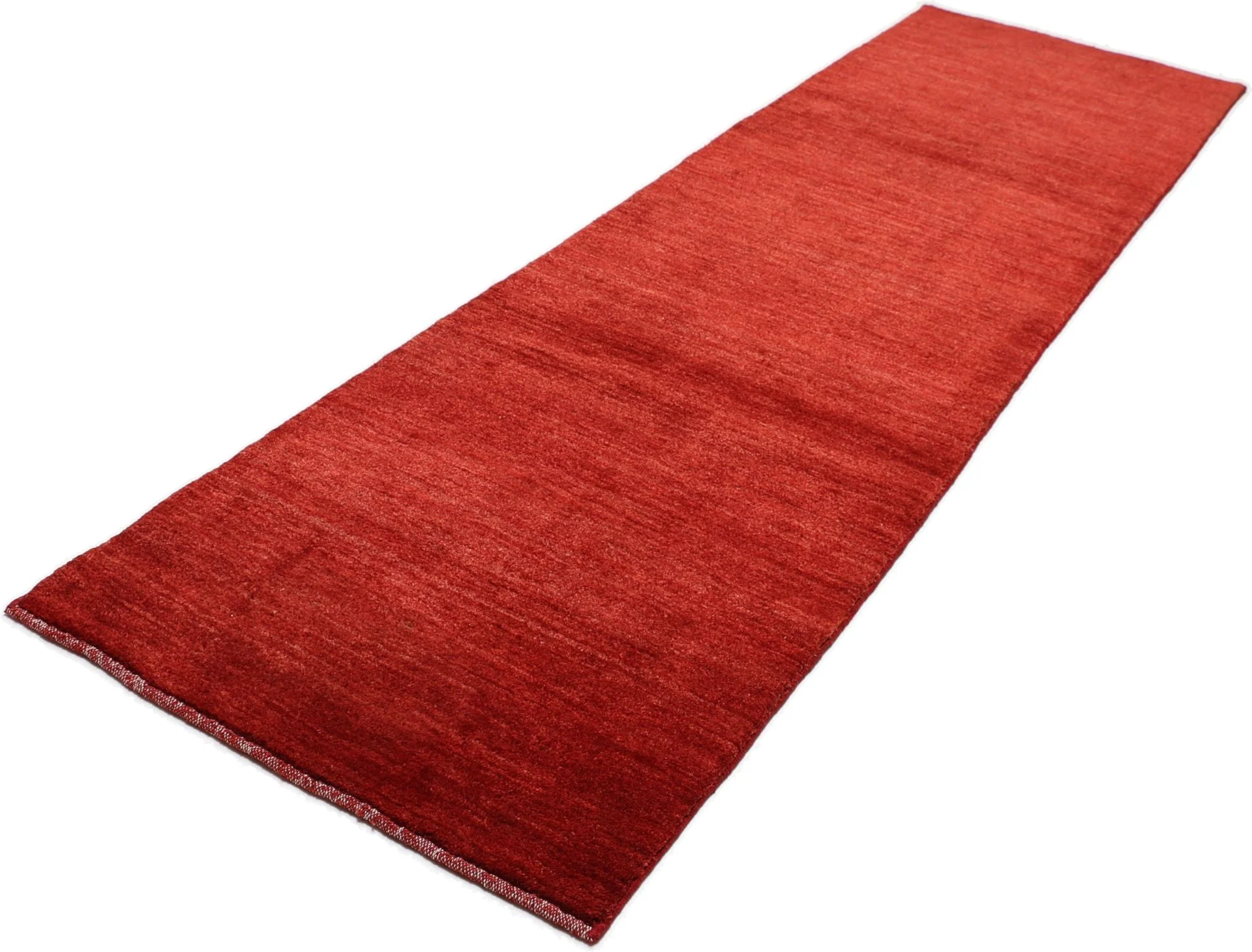 Hand-Knotted Wool Gabbeh Persian Rug, 81 × 287 cm