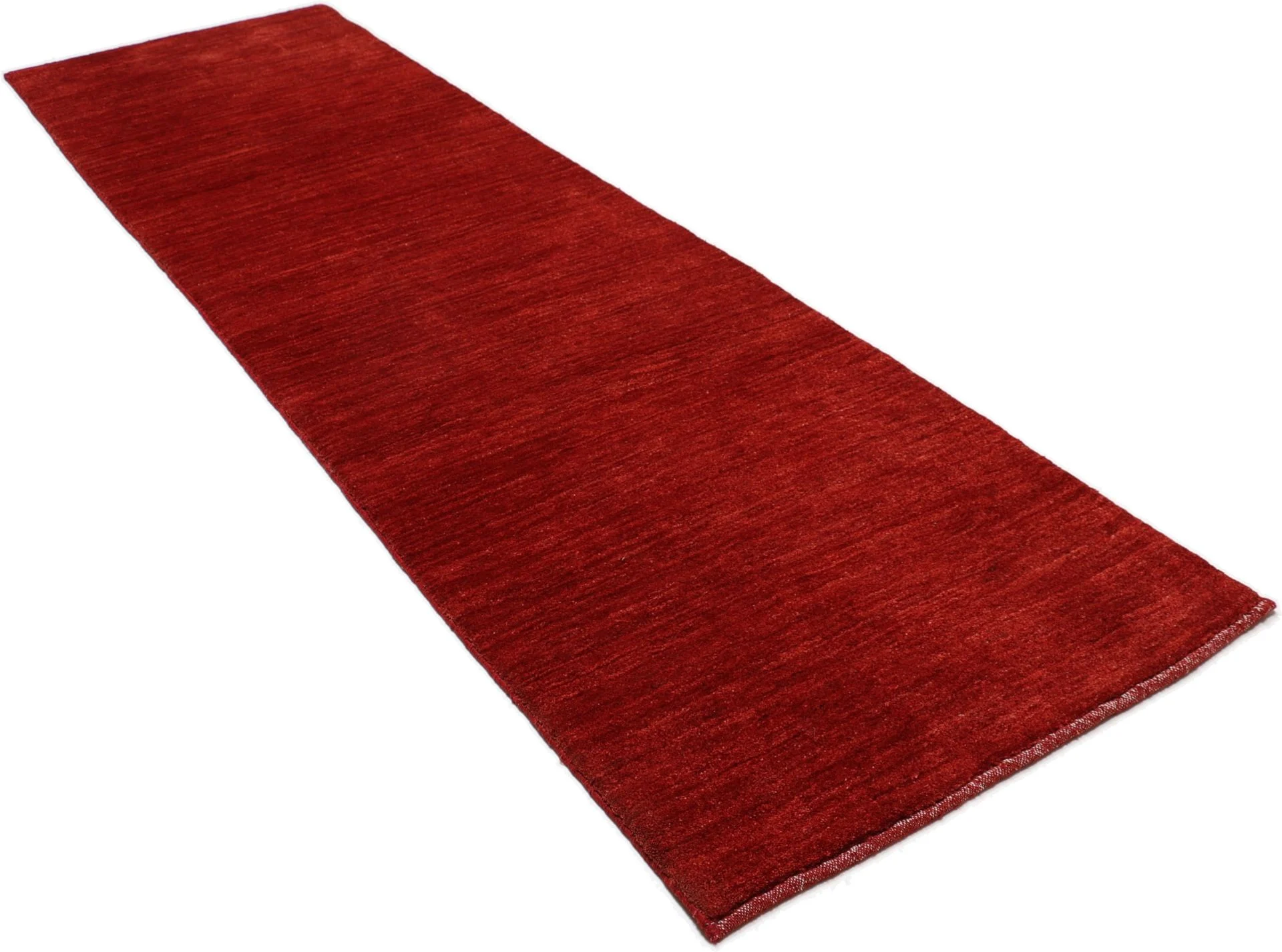 Hand-Knotted Wool Gabbeh Persian Rug, 81 × 287 cm