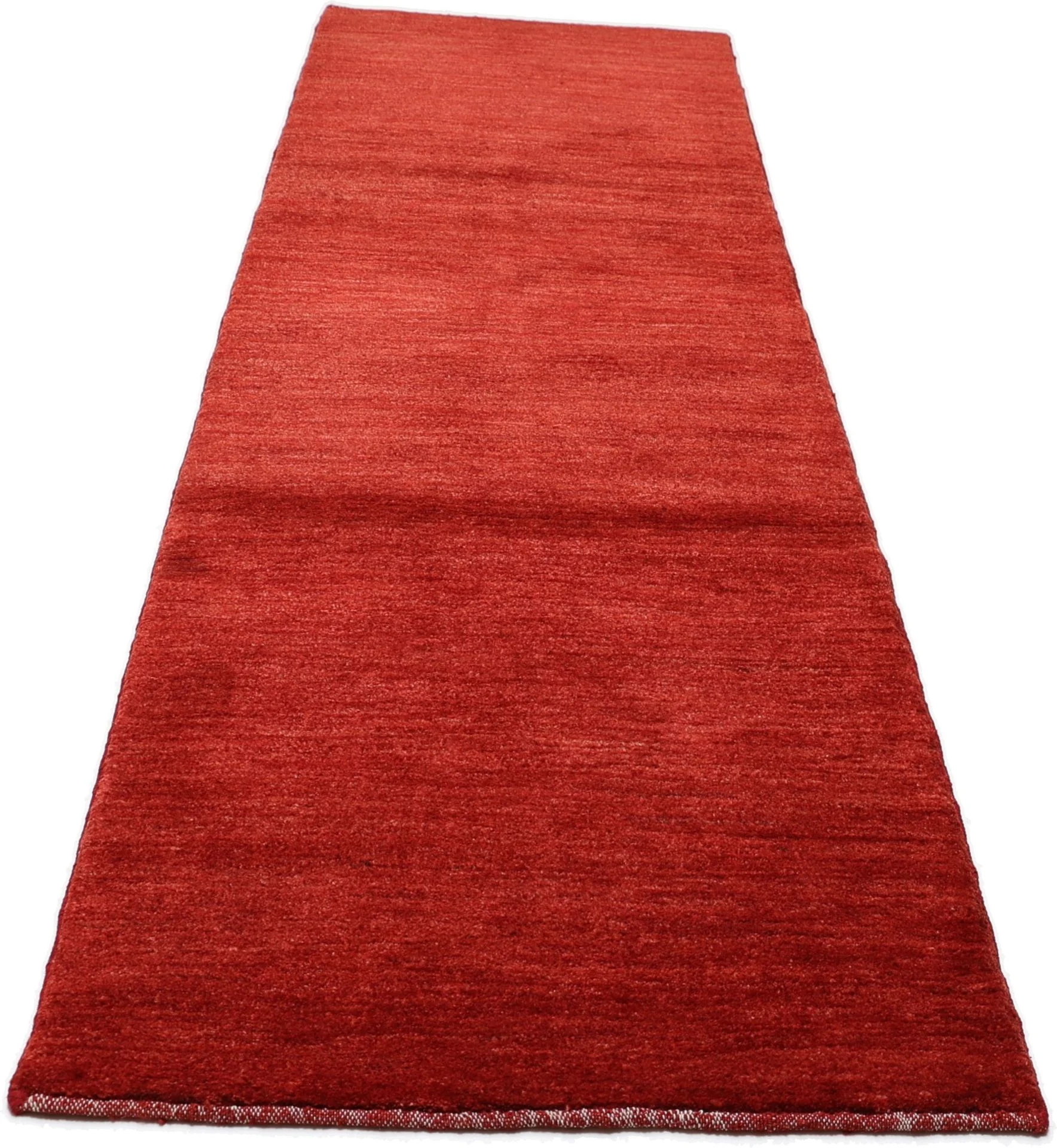 Hand-Knotted Wool Gabbeh Persian Rug, 80 × 283 cm