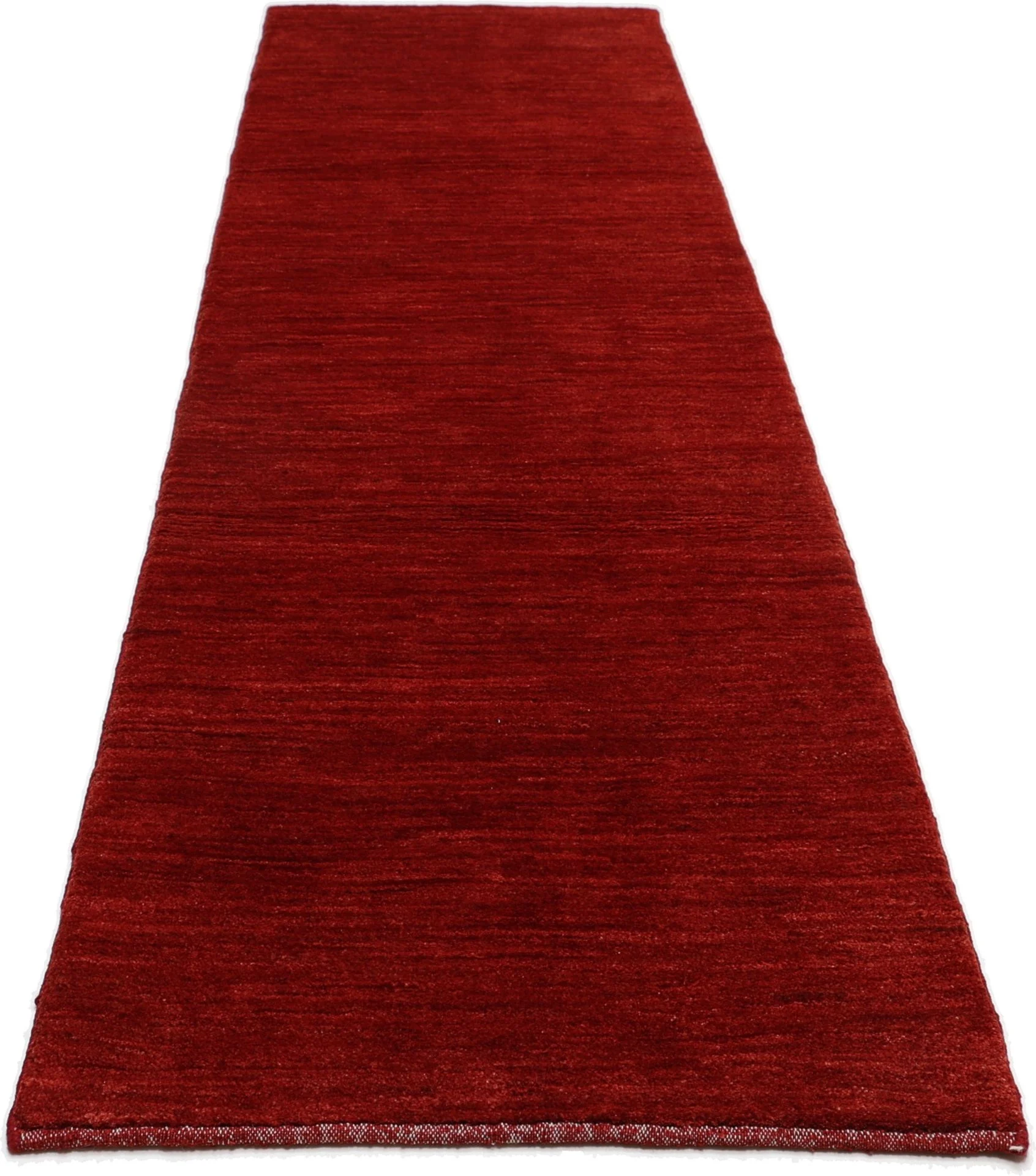 Hand-Knotted Wool Gabbeh Persian Rug, 80 × 283 cm