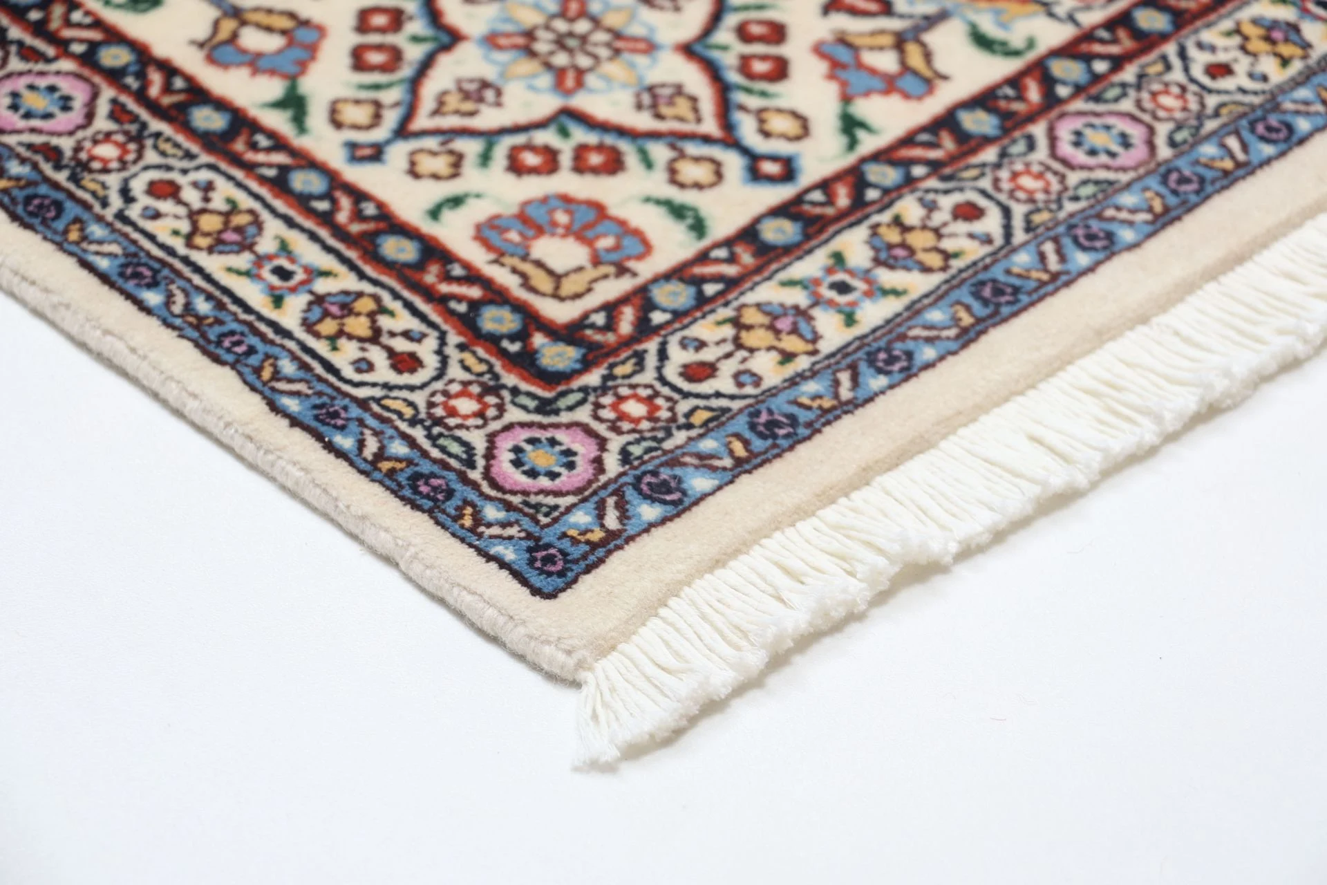 perserteppich-moud-165-x-230-cm-schurwolle-handgeknupft-floral-5 Hand-Knotted Wool Moud Persian Rug, 165 × 230 cm