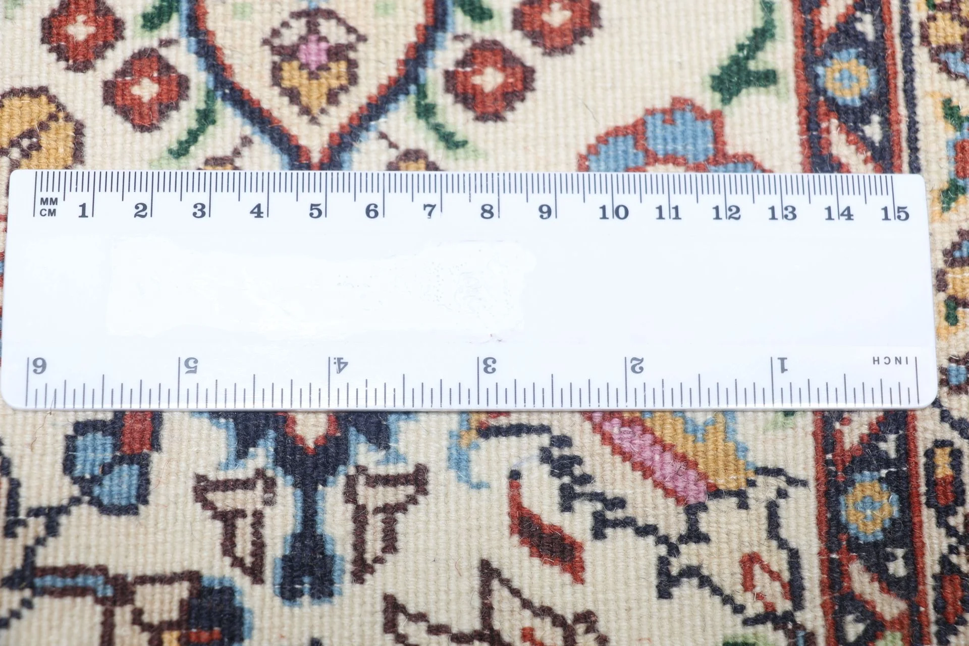 perserteppich-moud-165-x-230-cm-schurwolle-handgeknupft-floral-10 Hand-Knotted Wool Moud Persian Rug, 165 × 230 cm