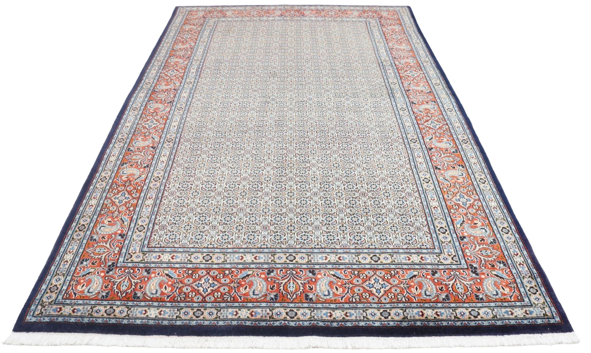 perserteppich-moud-150-x-250-cm-schurwolle-handgeknupft-floral-7 Hand-Knotted Wool Moud Persian Rug, 150 × 250 cm