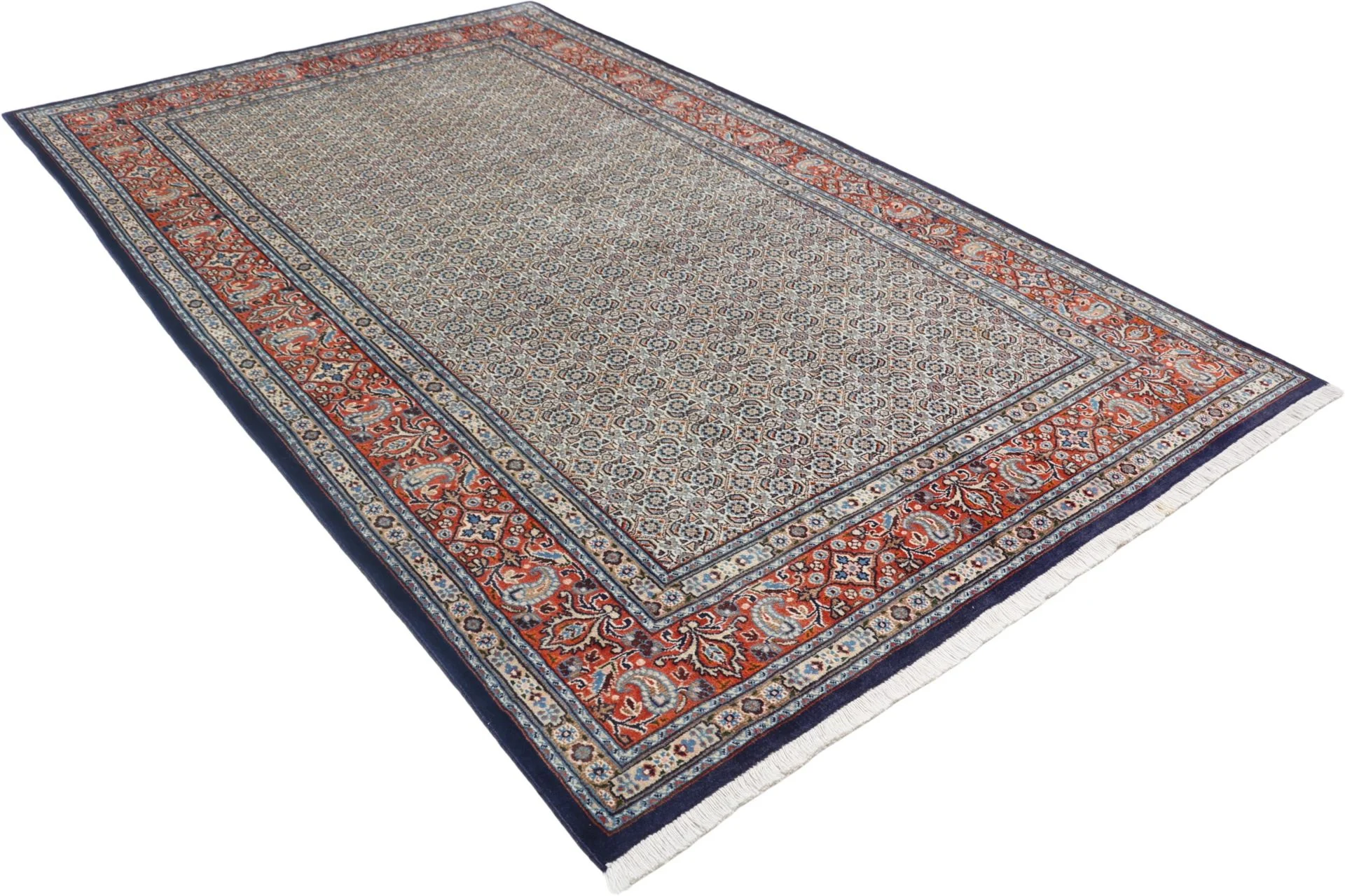 perserteppich-moud-150-x-250-cm-schurwolle-handgeknupft-floral-10 Hand-Knotted Wool Moud Persian Rug, 150 × 250 cm