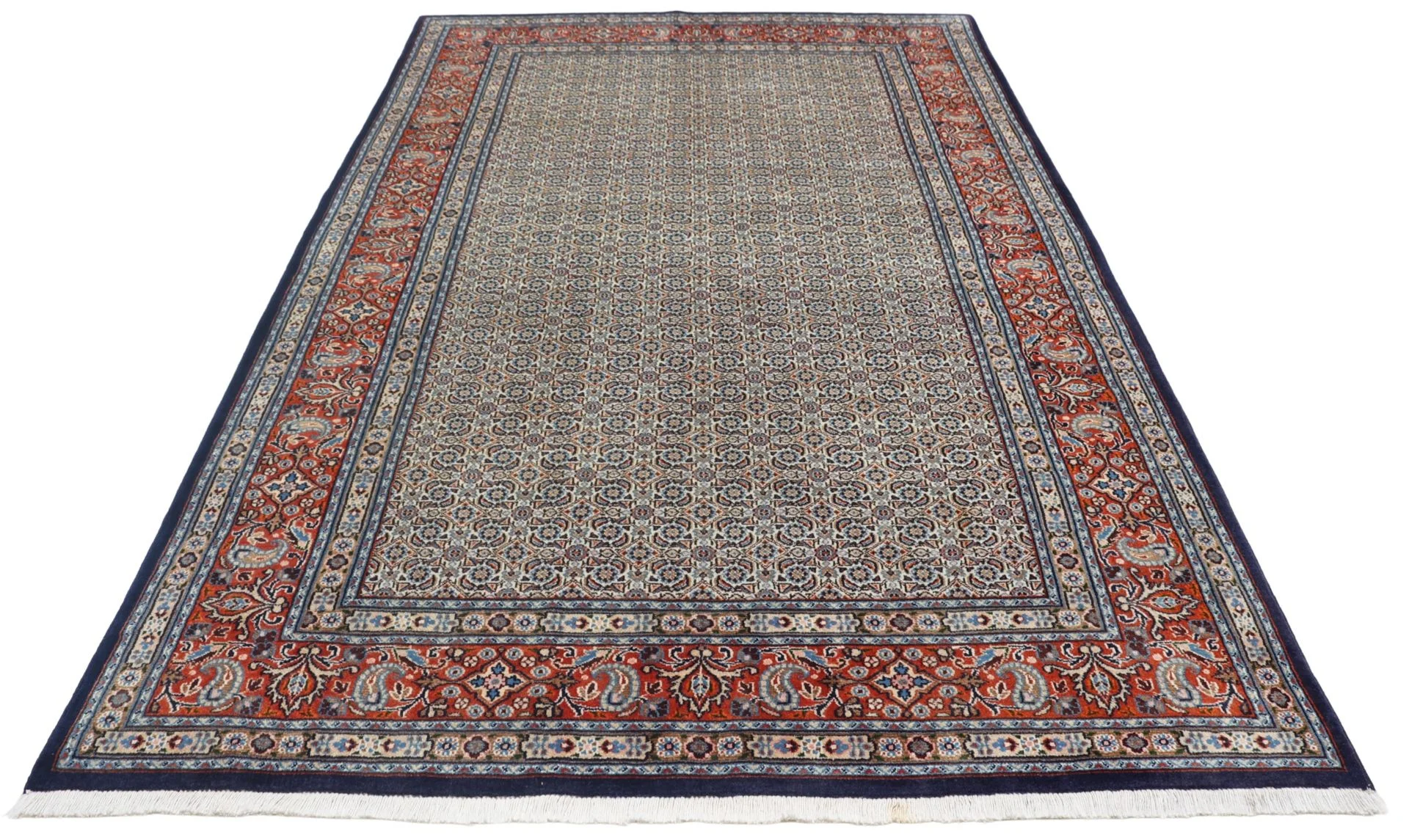 perserteppich-moud-150-x-250-cm-schurwolle-handgeknupft-floral-16 Hand-Knotted Wool Moud Persian Rug, 150 × 250 cm