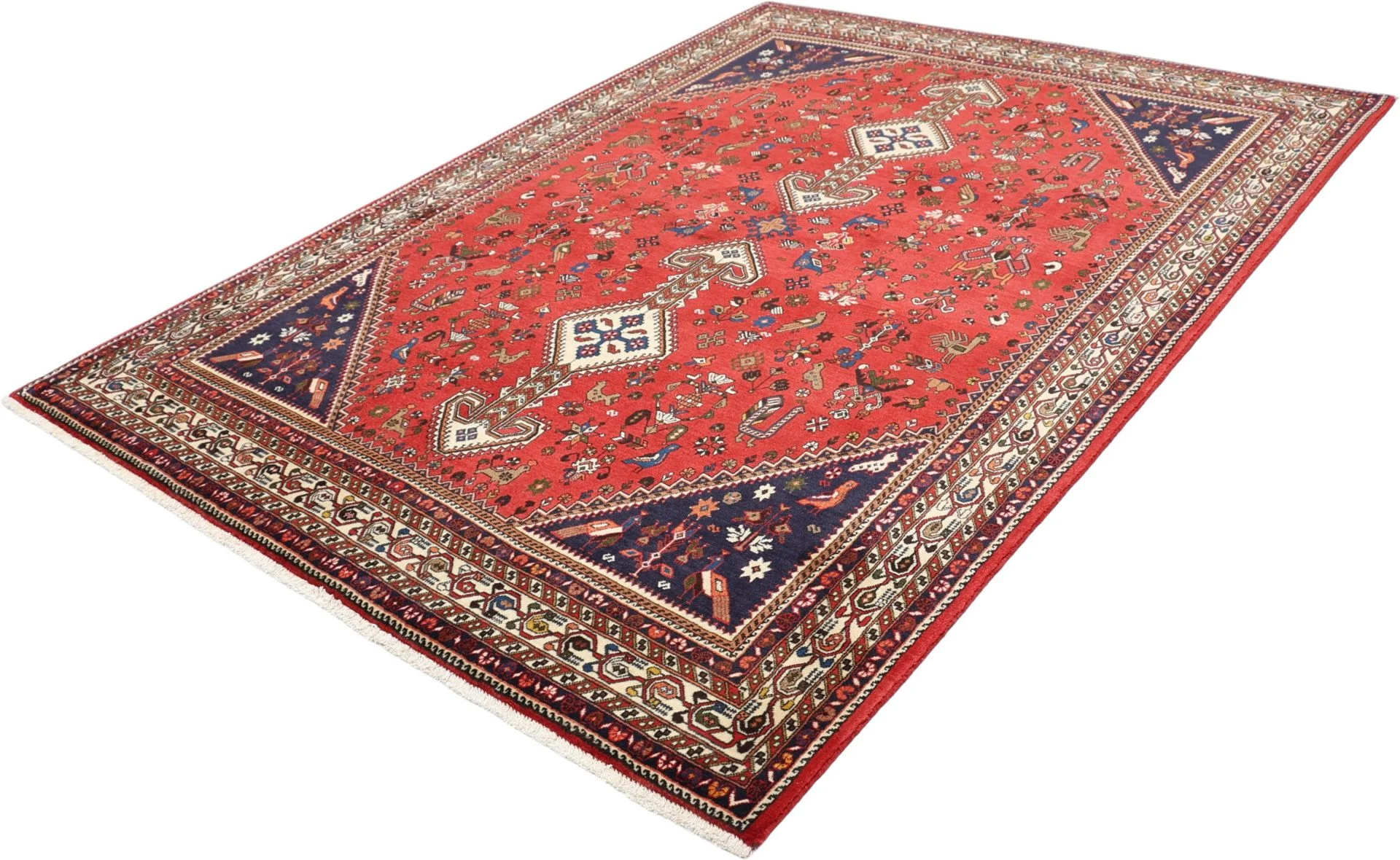 perserteppich-nasrabad-170-x-233-cm-schurwolle-handgeknupft-2 Persian Rug 170 × 233 cm, Wool, hand-knotted