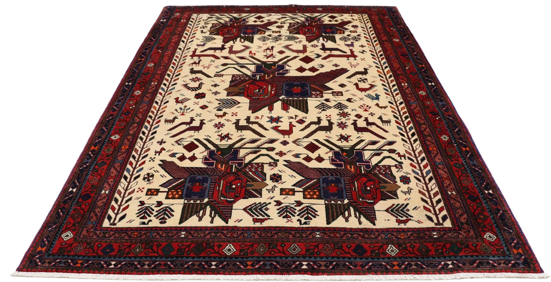 perserteppich-sirjan-162-x-237-cm-schurwolle-handgeknupft-16 Hand-Knotted Wool Persian Rug, 162 × 237 cm