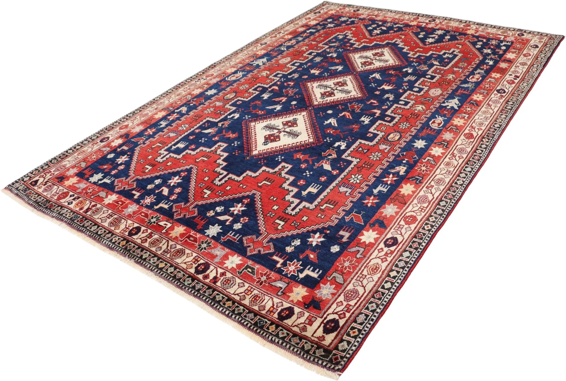 perserteppich-sirjan-158-x-237-cm-schurwolle-handgeknupft-neu-20 Persian Rug — hand-knotted, 158 × 237 cm, Wool