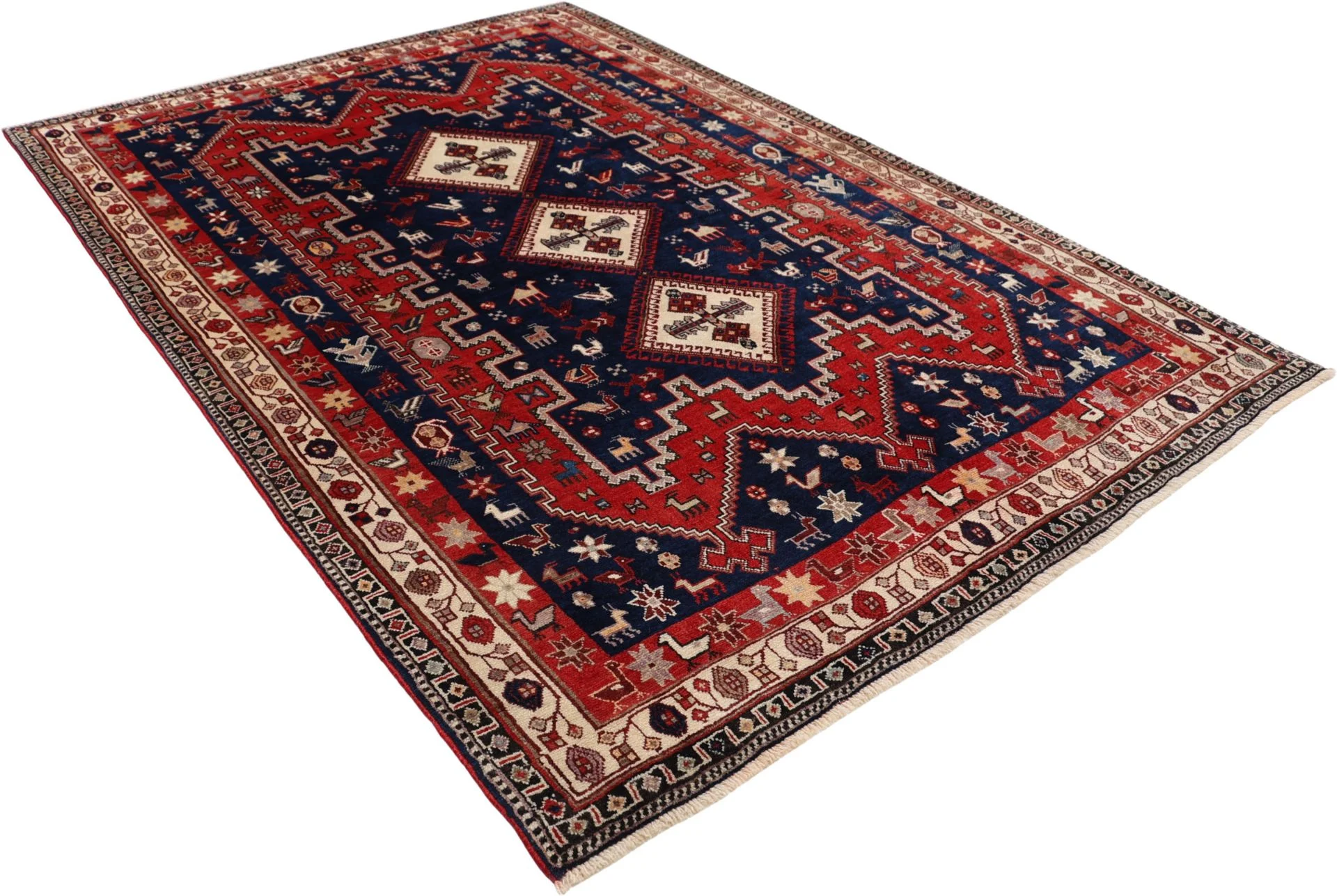 perserteppich-sirjan-158-x-237-cm-schurwolle-handgeknupft-neu-24 Persian Rug — hand-knotted, 158 × 237 cm, Wool
